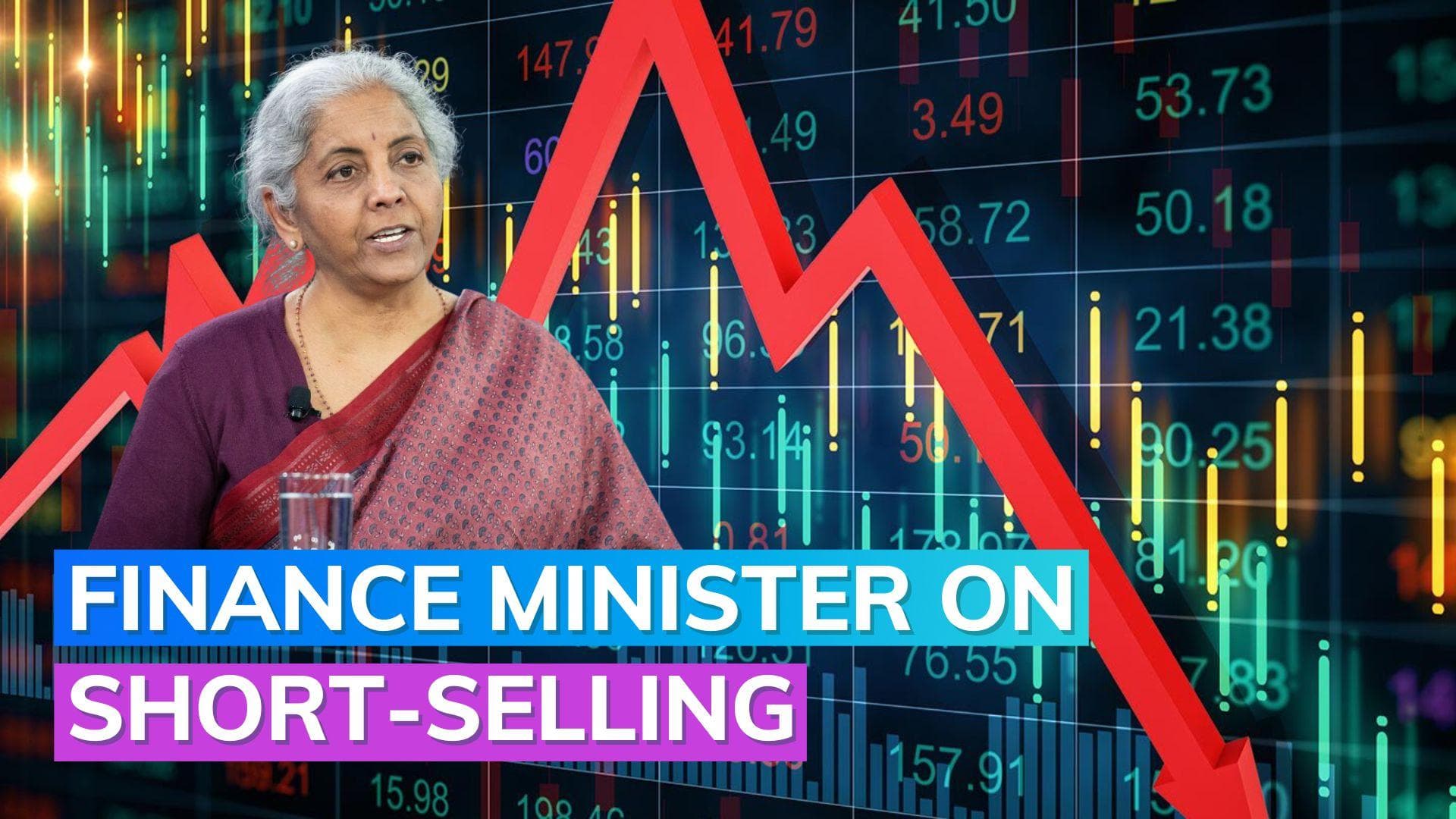 Adani-Hindenburg case: Finance Minister Nirmala Sitharaman talks about short-selling & regulatory bodies