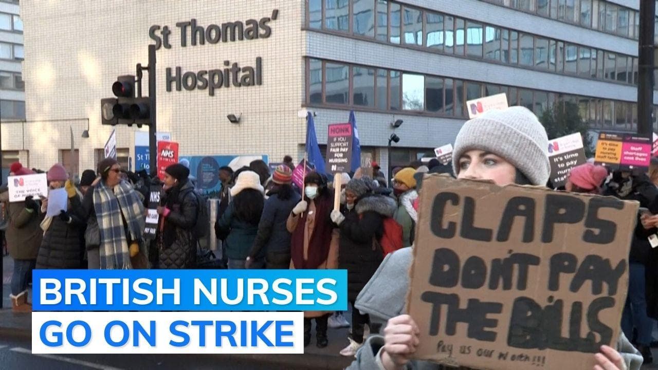UK: Healthcare workers start rare strike demanding better working conditions 