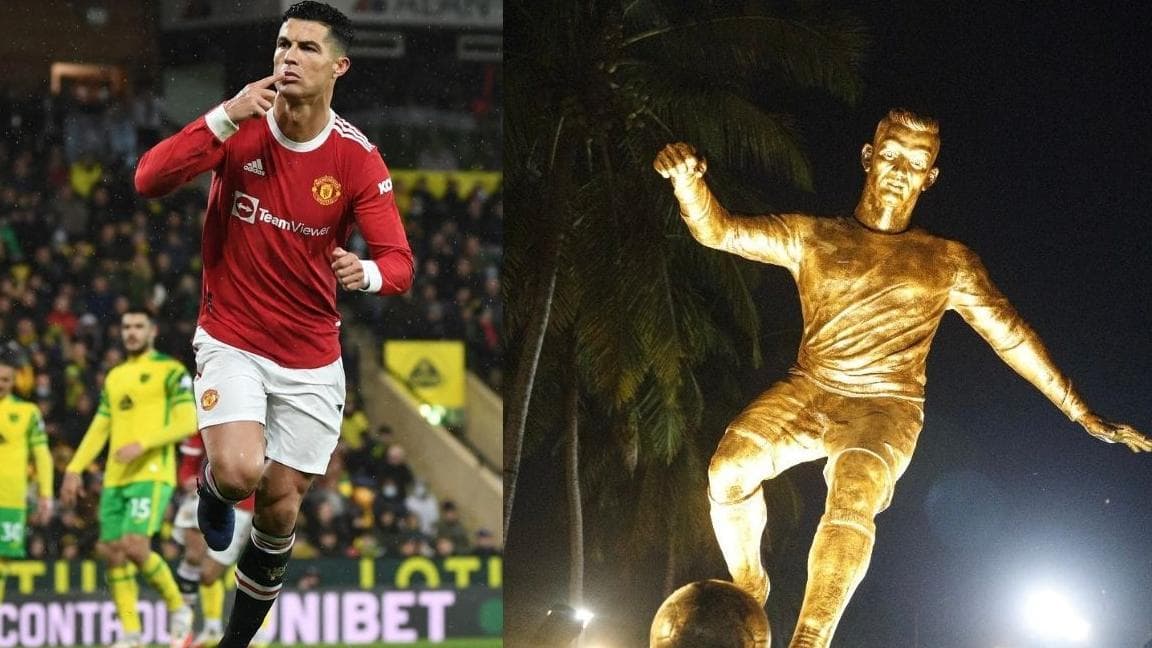 Cristiano Ronaldo's statue installed in Goa to inspire the youth