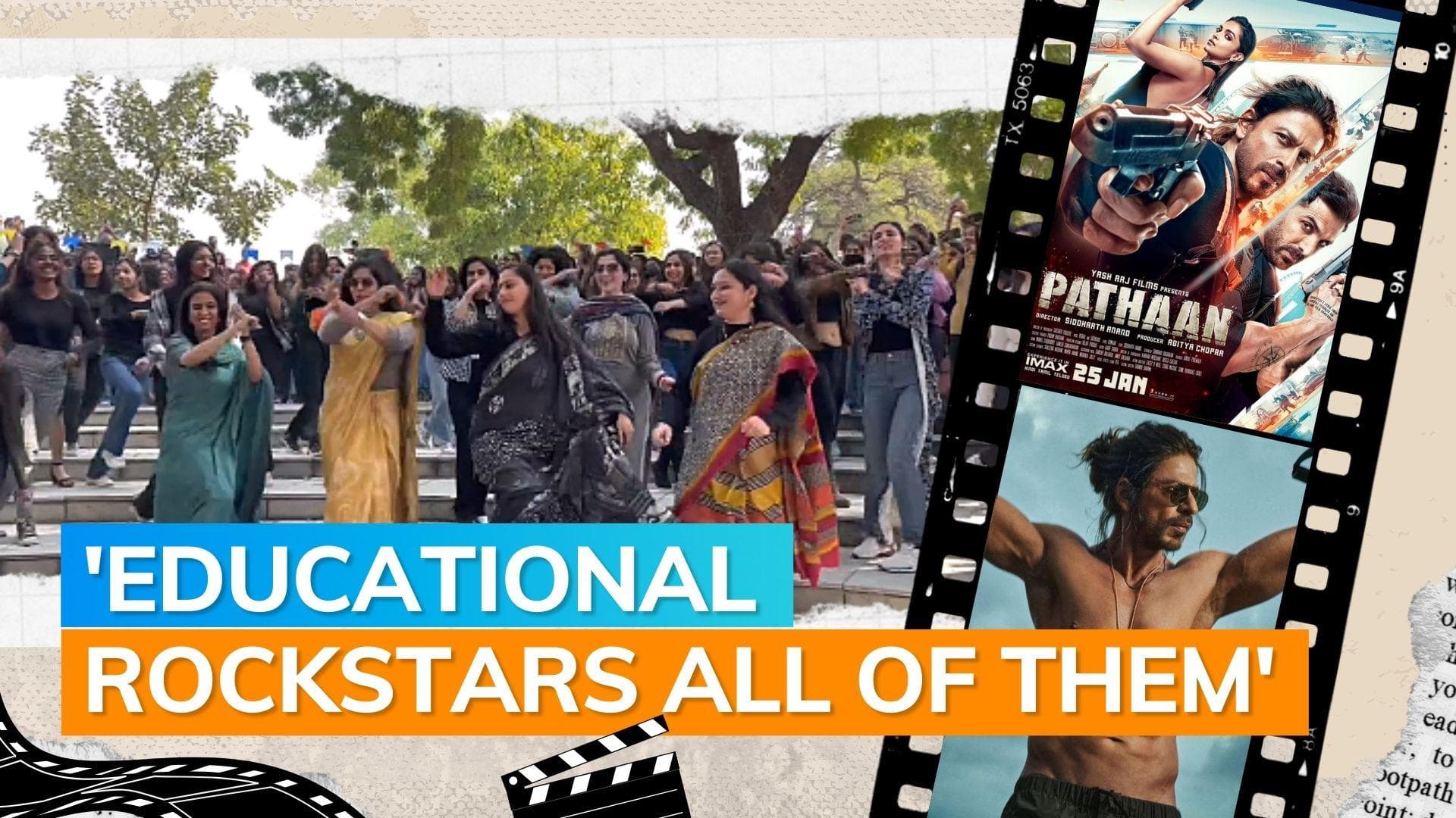 Shah Rukh Khan reacts to viral video of DU professors dancing to ‘Jhoome Jo Pathaan’ wearing sarees