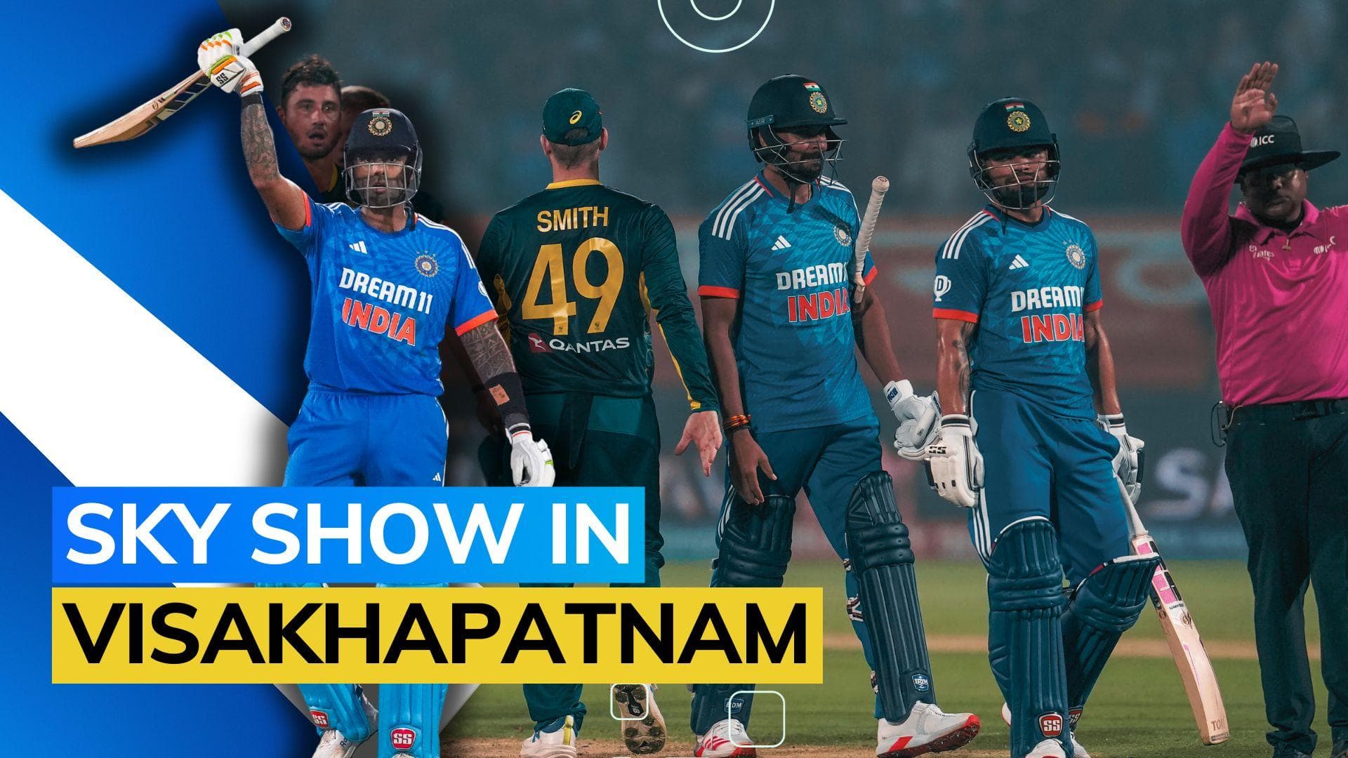 IND vs AUS, 1st T20I: Suryakumar Yadav inspires India to 2-wicket victory against Australia