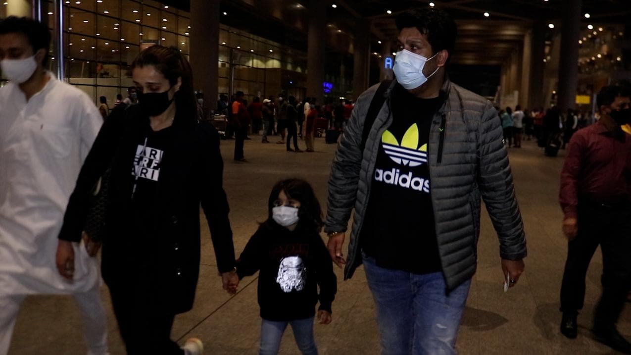 Bappi Lahiri funeral: Bappa Lahiri arrives in Mumbai for his father's last rites