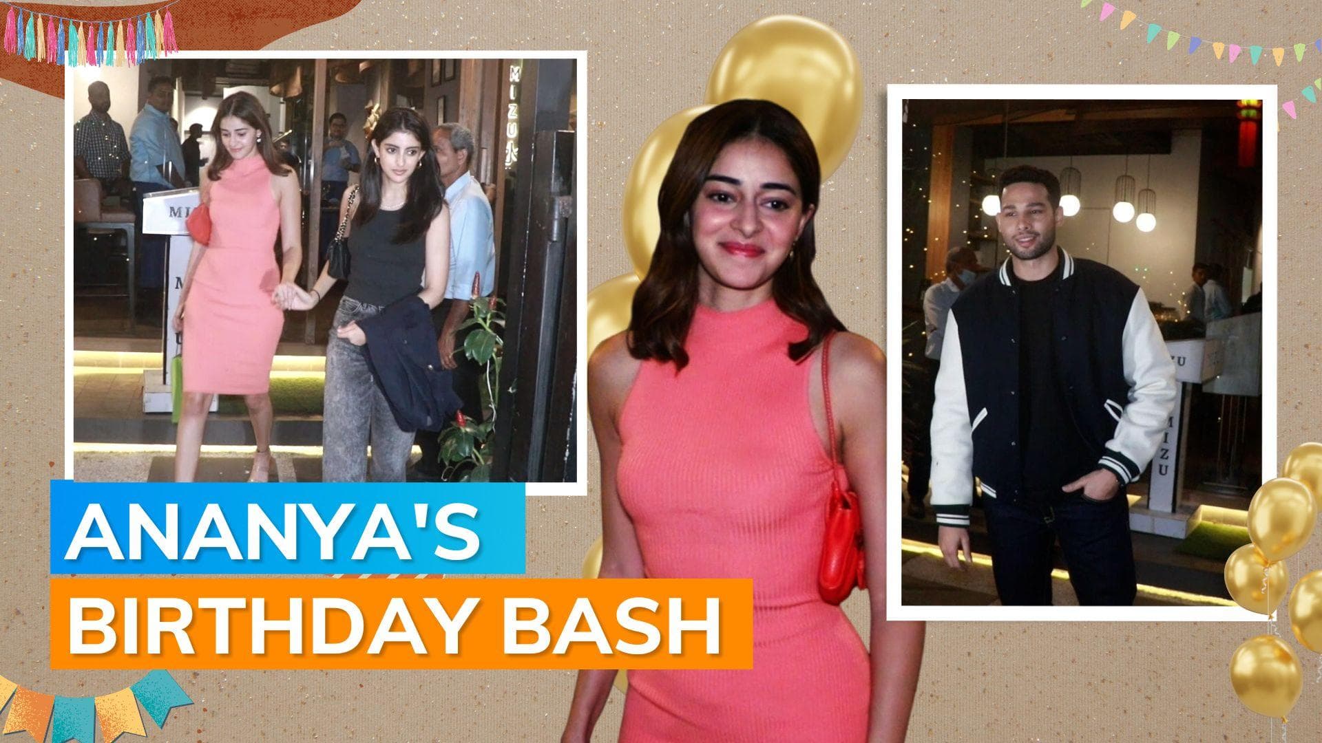 Ananya Panday celebrates birthday with friends Aryan Khan, Navya Naveli, Shanaya Kapoor