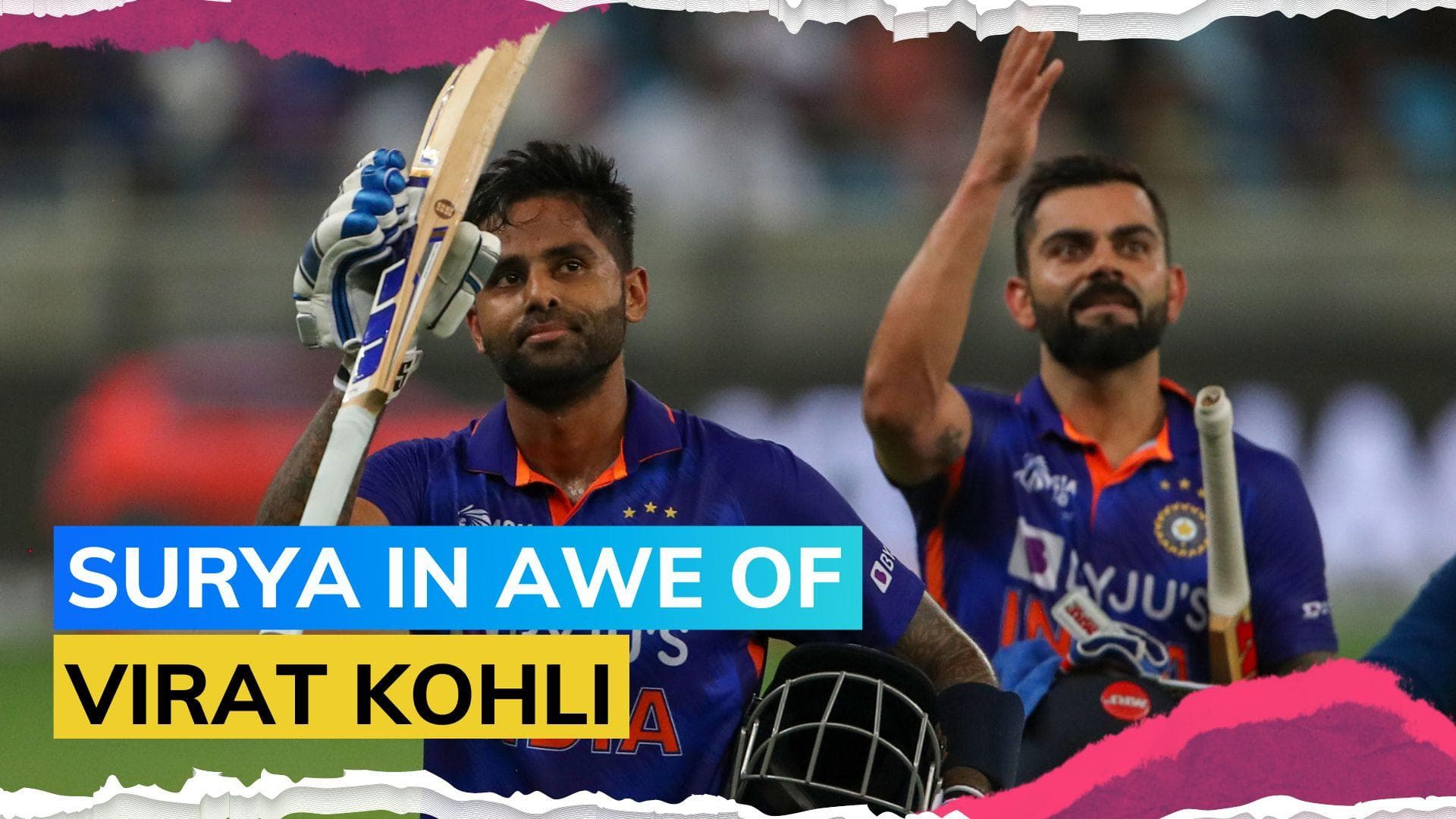 Asia Cup 2022: 'It was very heartwarming' says Suryakumar Yadav on Virat Kohli's gesture towards him