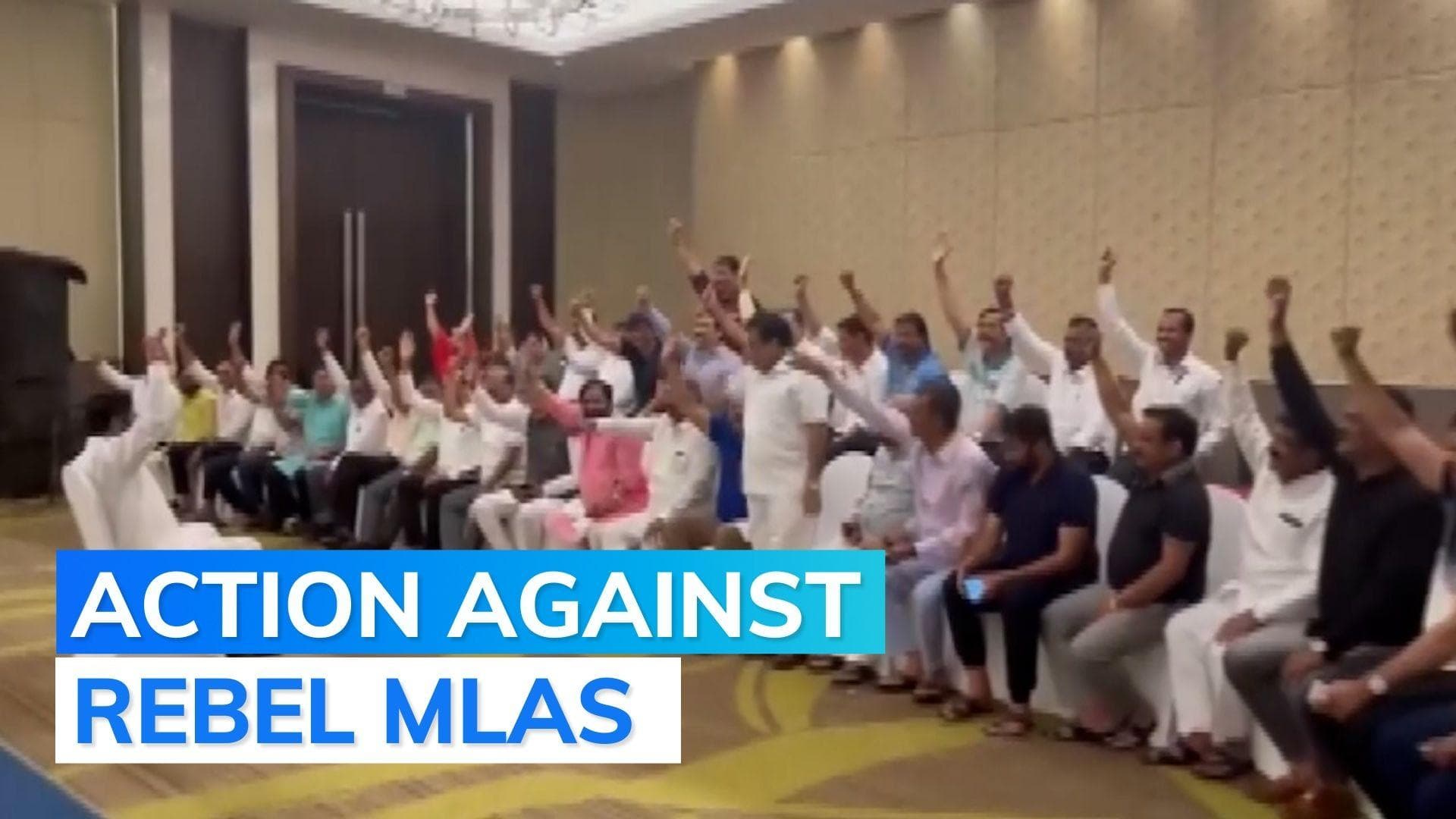 Maharashtra Deputy Speaker issues disqualification notice to 16 rebel Sena MLAs