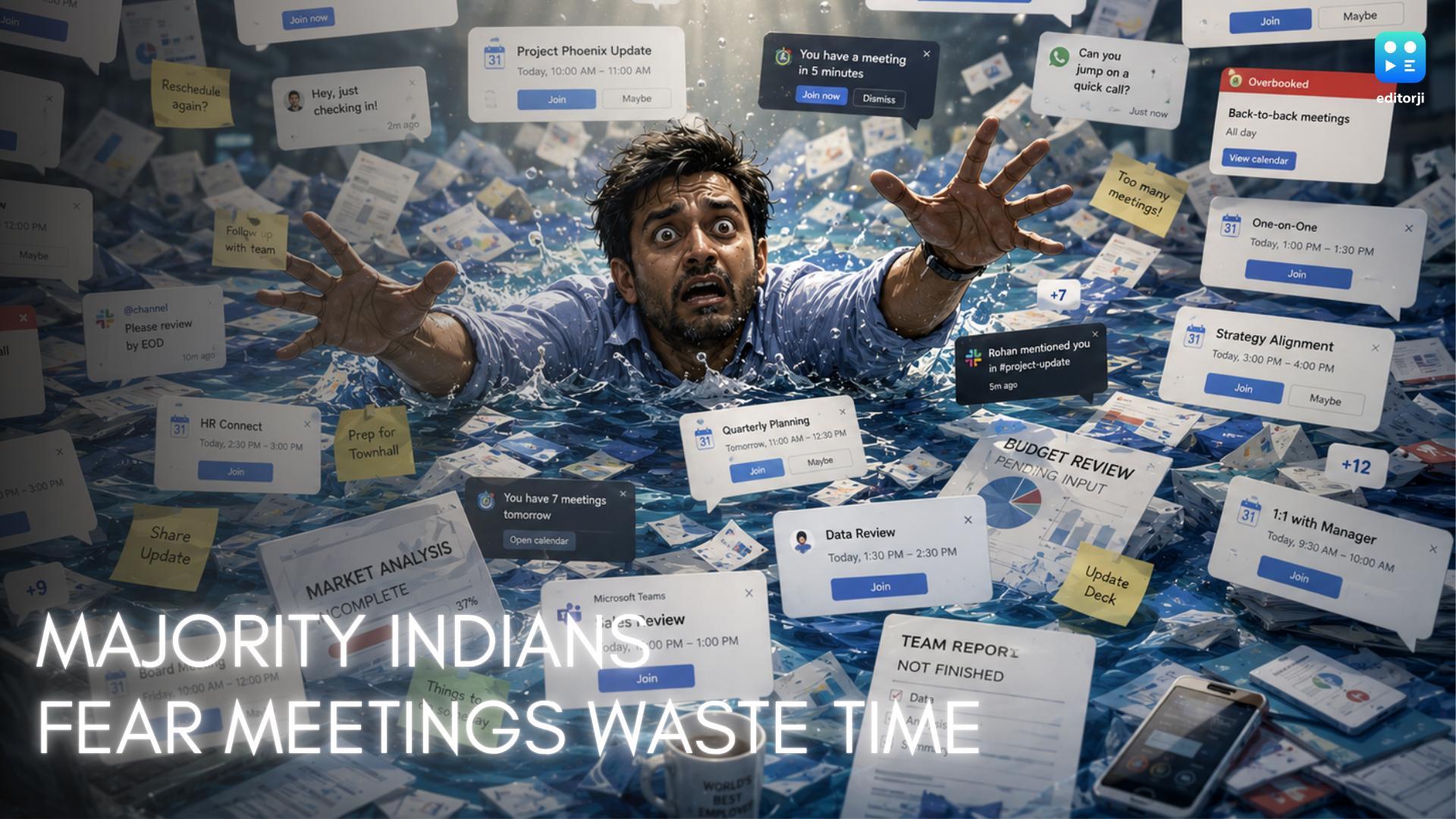 90% Of Indian Employees Dread Meetings As Productivity Suffers, Finds Study