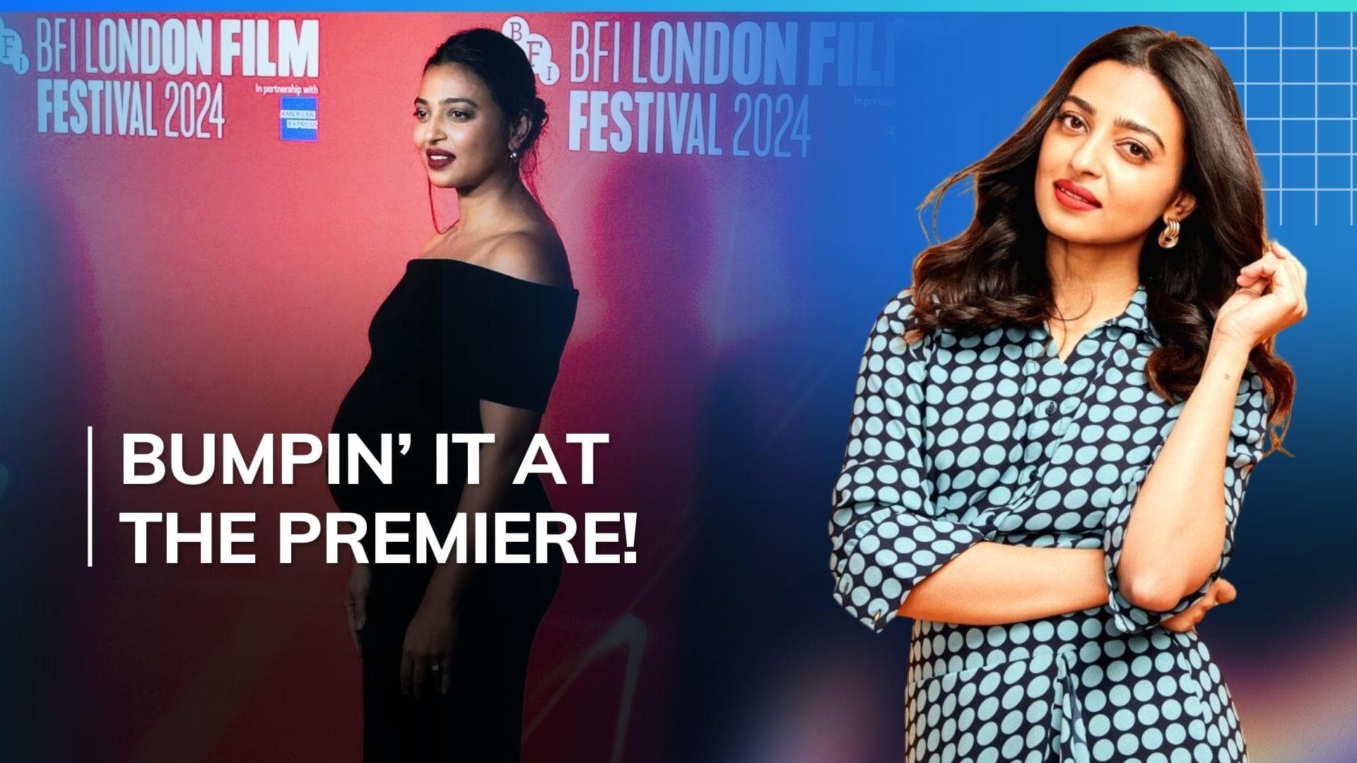 Radhika Apte flaunts her baby bump at the Sister Midnight premiere—pregnancy glow on full display!