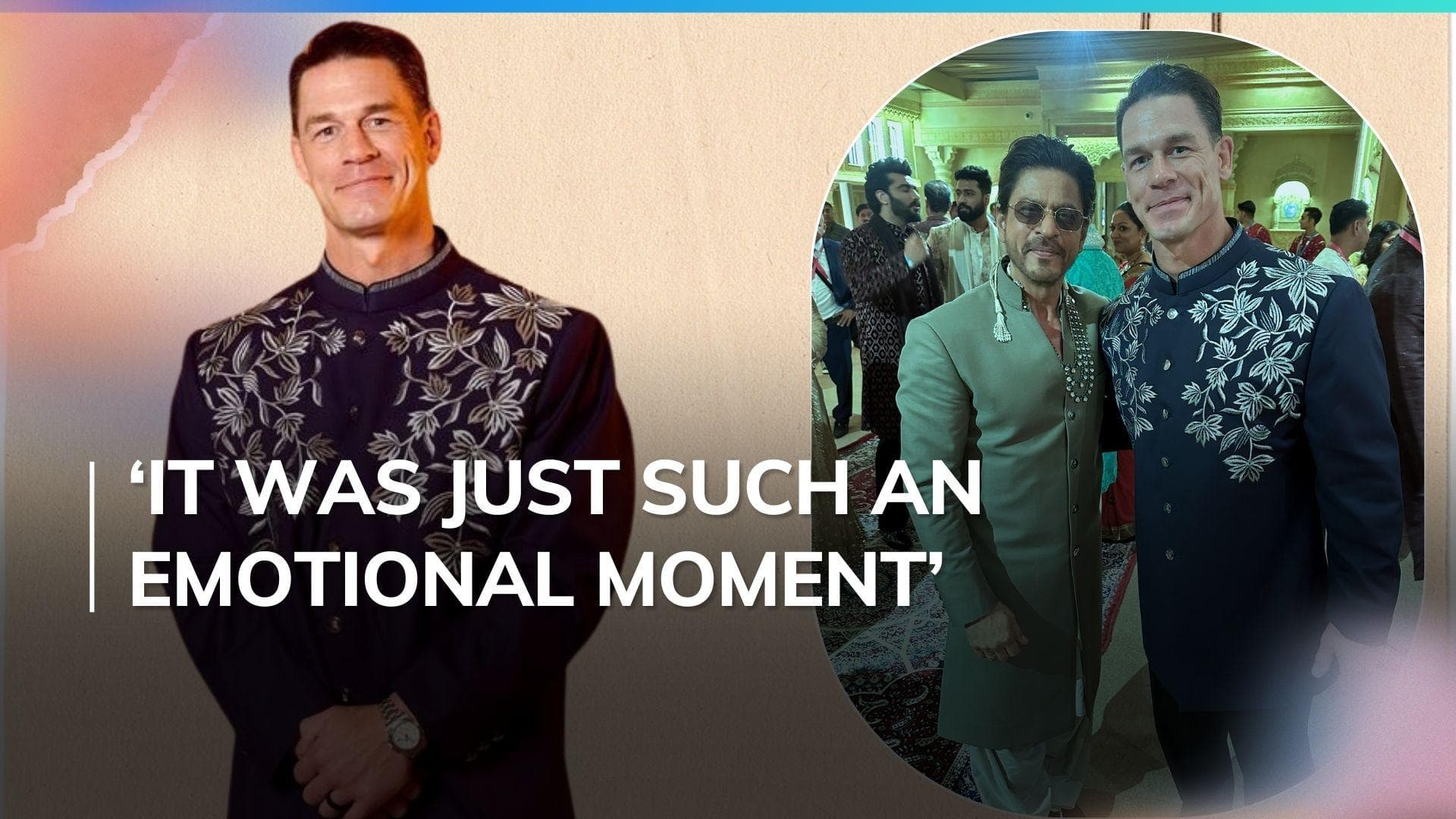 John Cena discusses his meeting with Shah Rukh Khan, trying spicy Indian food at Anant Ambani's wedding