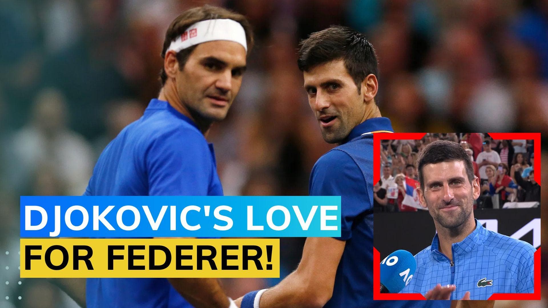 Watch: Novak Djokovic leads applause for Roger Federer at Australian Open 2023