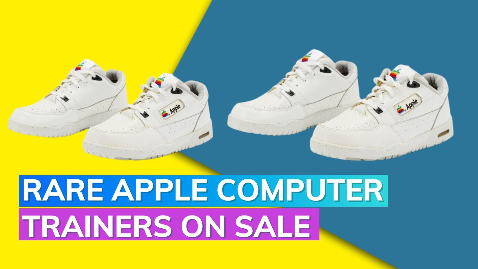 Apple shoes from the 90s are up for sale for over ₹40 lakh