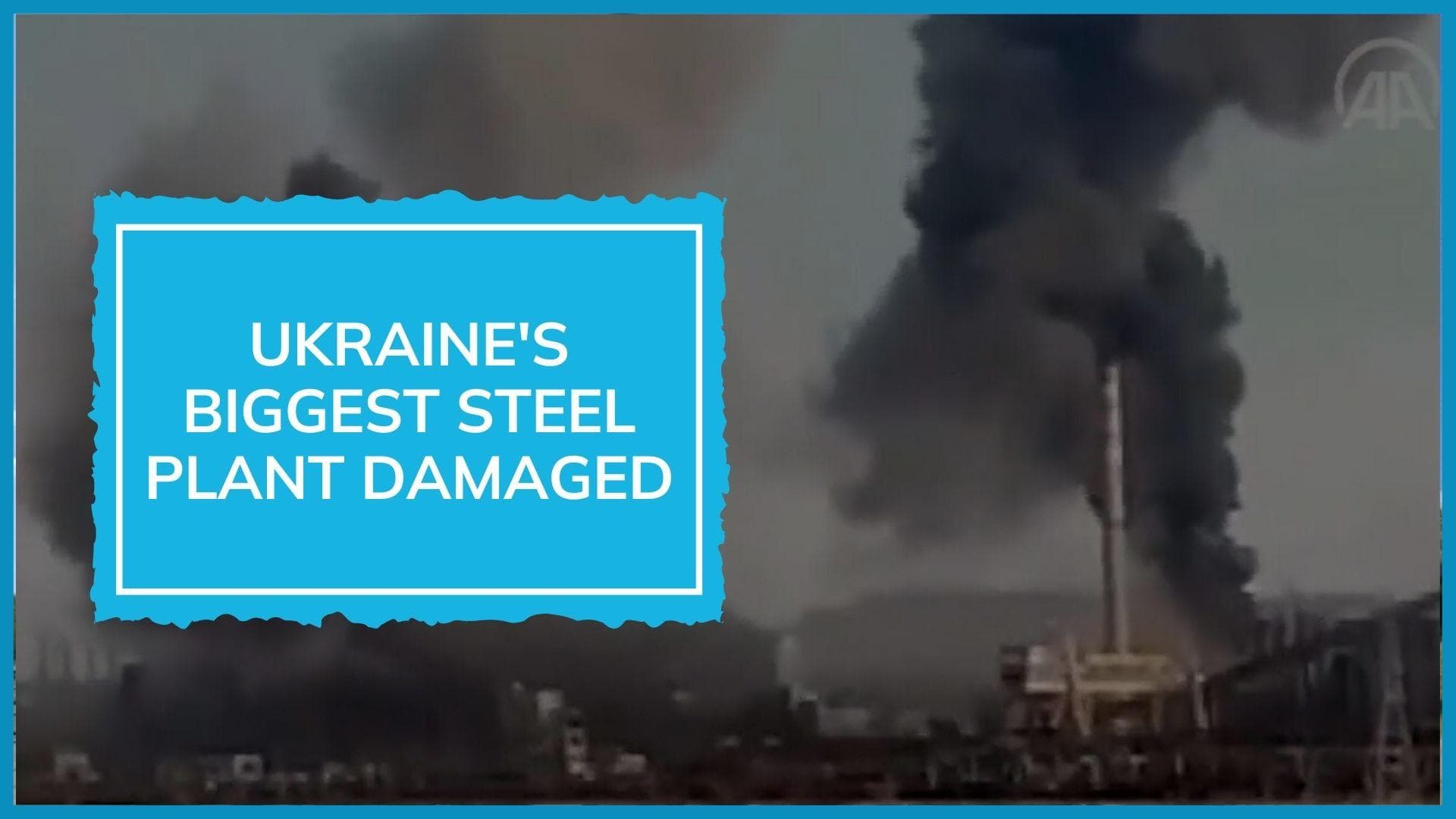 WATCH: One of Europe's biggest steel plant damaged in Russian shelling | Ukraine war
