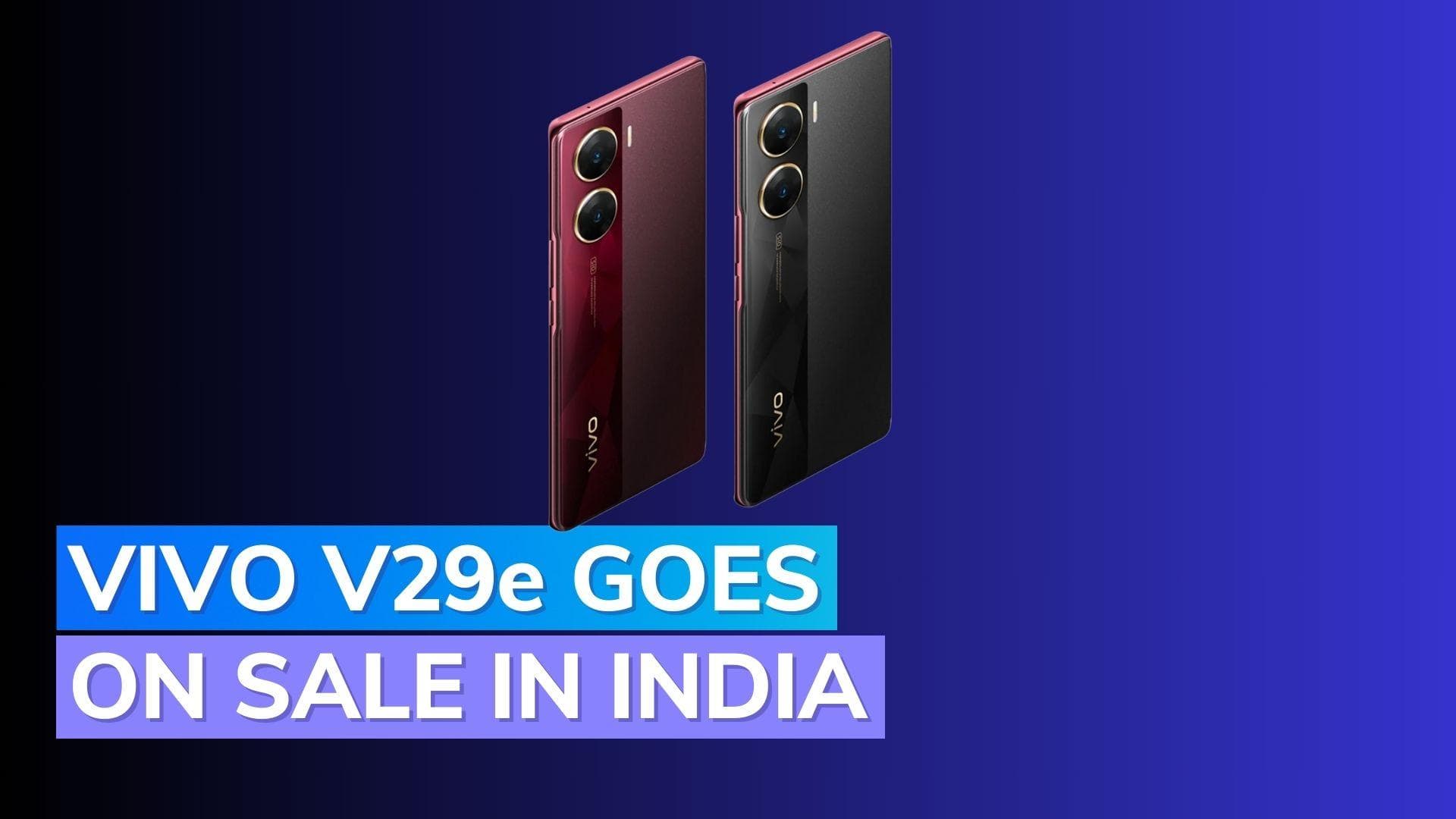 Vivo V29e first India sale today: Check price, specs, launch offers