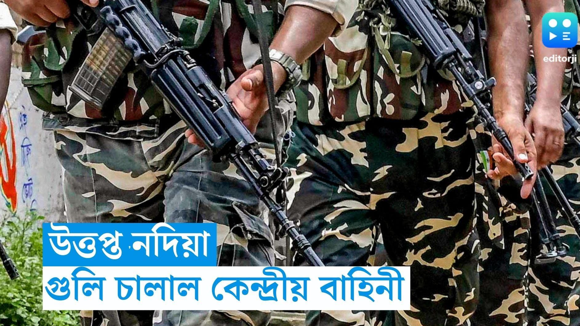 Central Force : নদিয়ায় পঞ্চায়েত ভোটে বাহিনীর বিরুদ্ধে গুলি চালানোর অভিযোগ