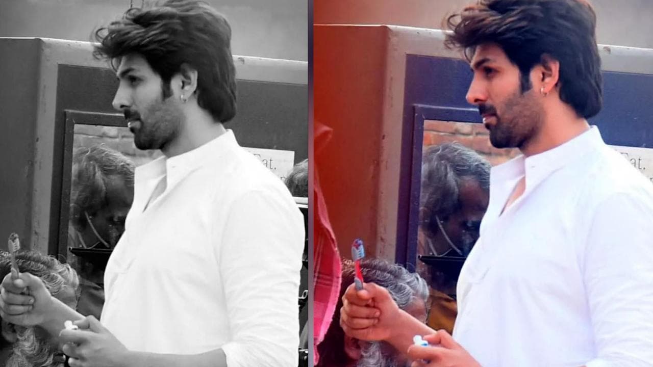 Kartik Aaryan's look from 'Shehzada' leaked online