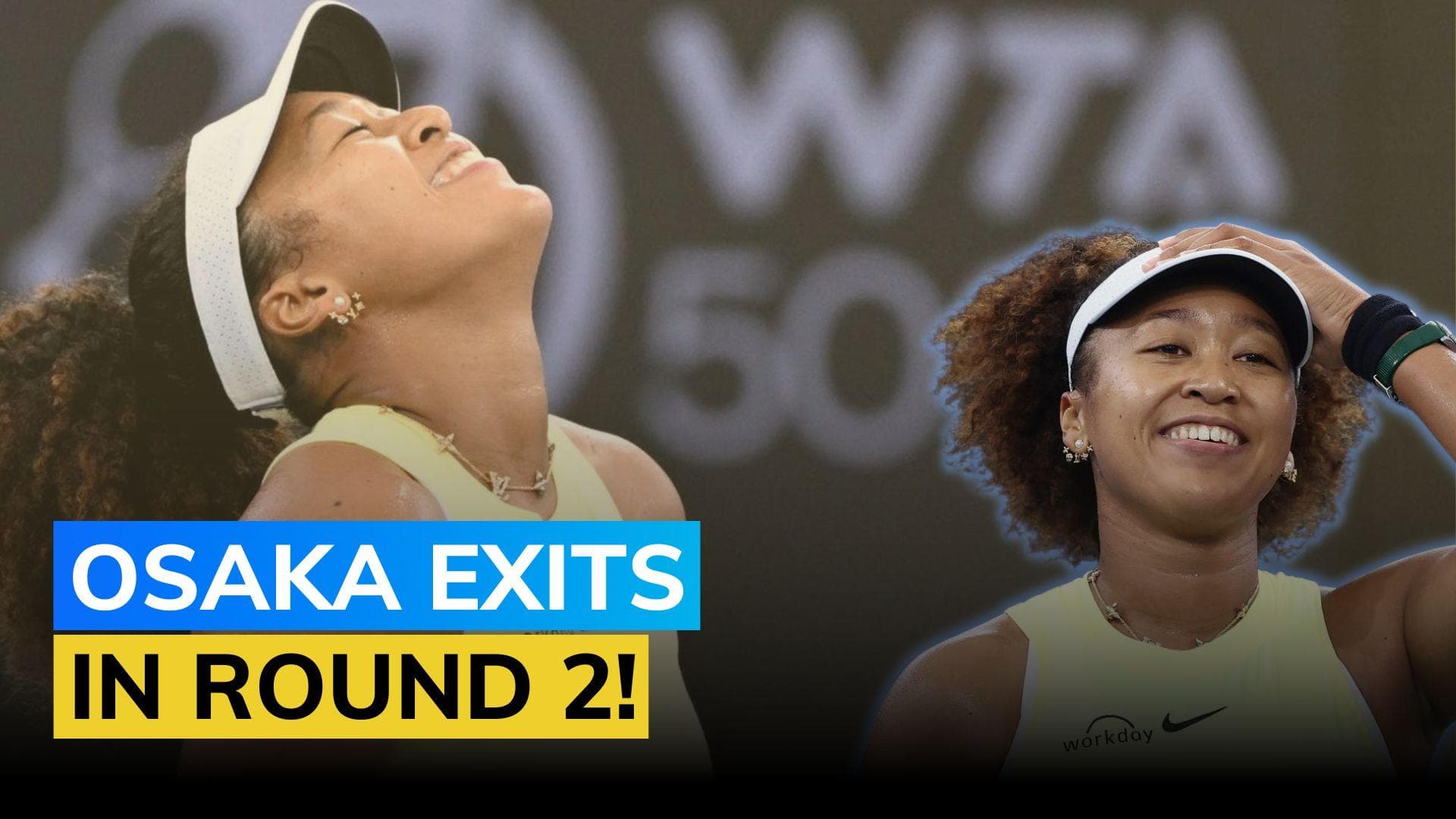 Watch! Naomi Osaka's first tournament as mom ends in loss to 3-time champion Pliskova in Brisbane