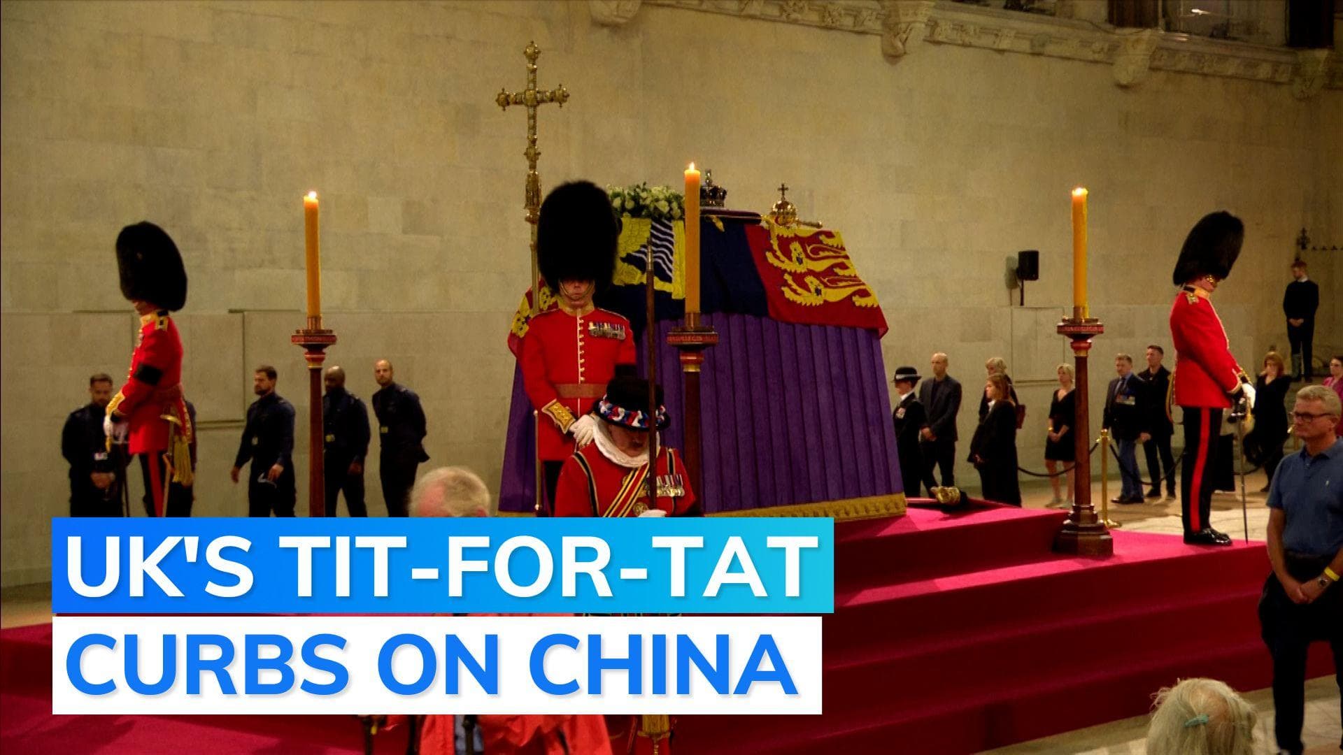 Chinese delegation banned from Queen’s Lying-in-State in Parliament complex