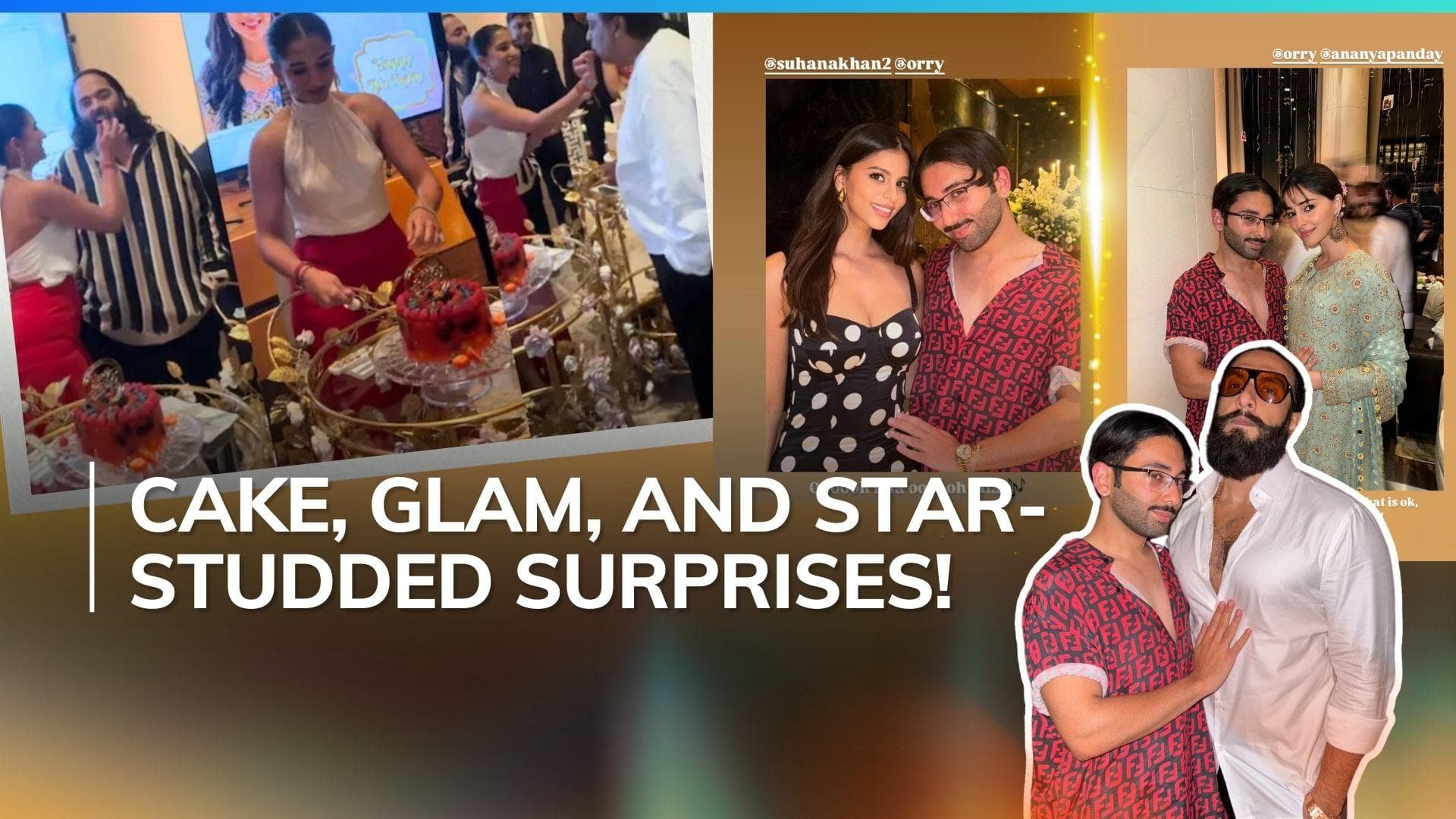 Inside Radhika Merchant's birthday bash with Ranveer Singh, Janhvi Kapoor, MS Dhoni, and Orry