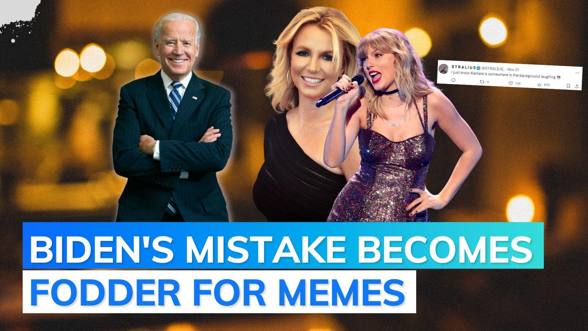US President Joe Biden calls Taylor Swift 'Britney' in viral video, internet users react