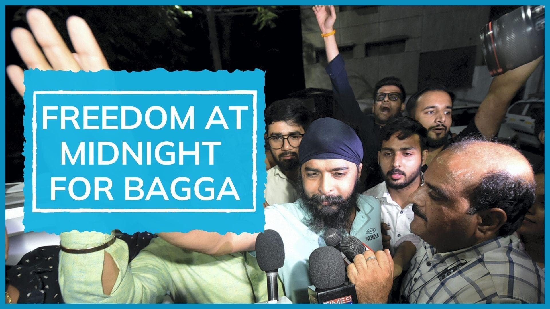 'Ghar Wapsi': Tajinder Bagga released after being produced before a magistrate at midnight