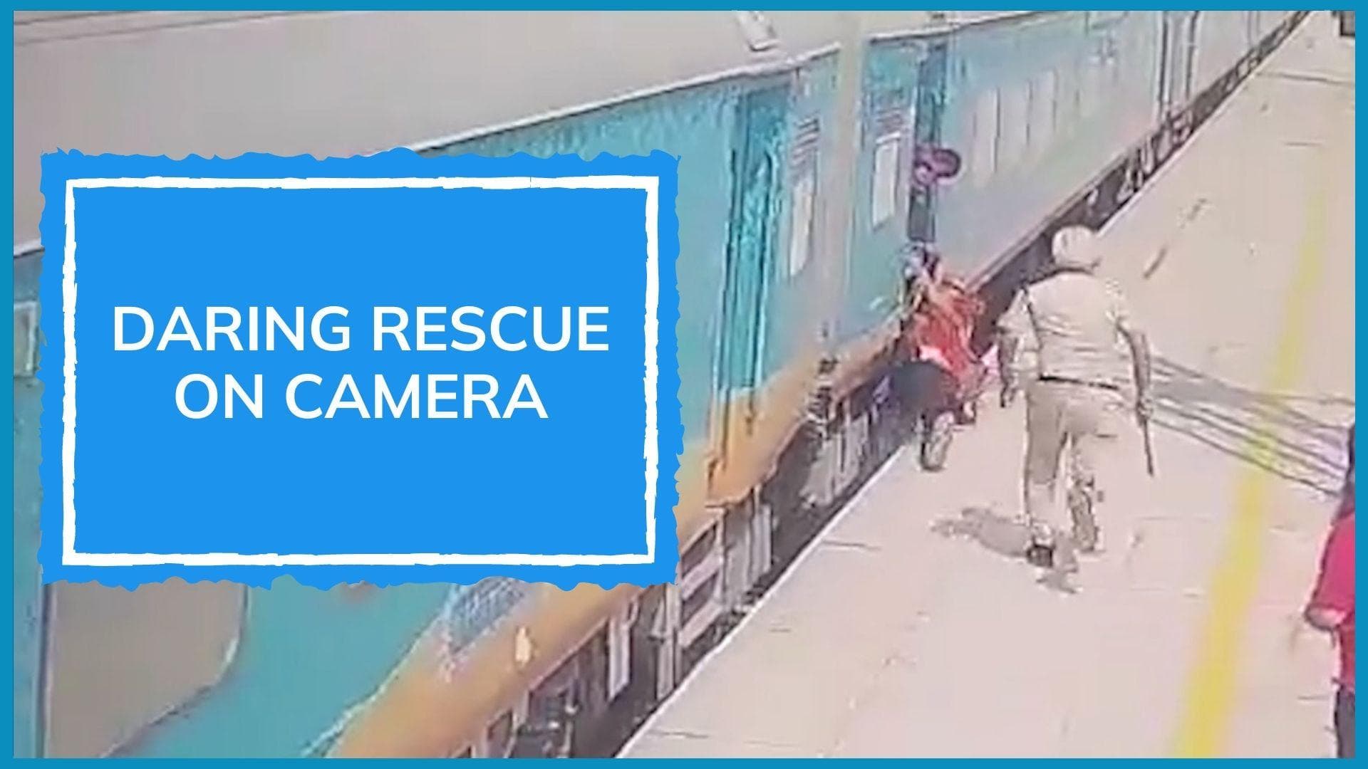 Watch: cop saves passenger who lost his balance on running train in Patiala
