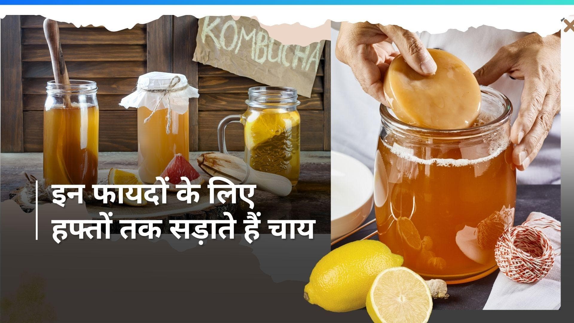 Kombucha Tea: हफ्तों तक फर्मेंट करके बनाई जाती है कोम्बुचा चाय, आंतों और पेट के लिए है कमाल 