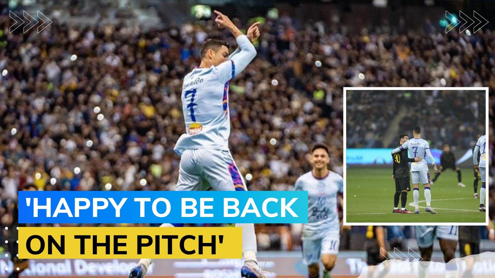 'Nice to see some old friends' Cristiano Ronaldo shares pictures with Lionel Messi, Neymar and Mbappe