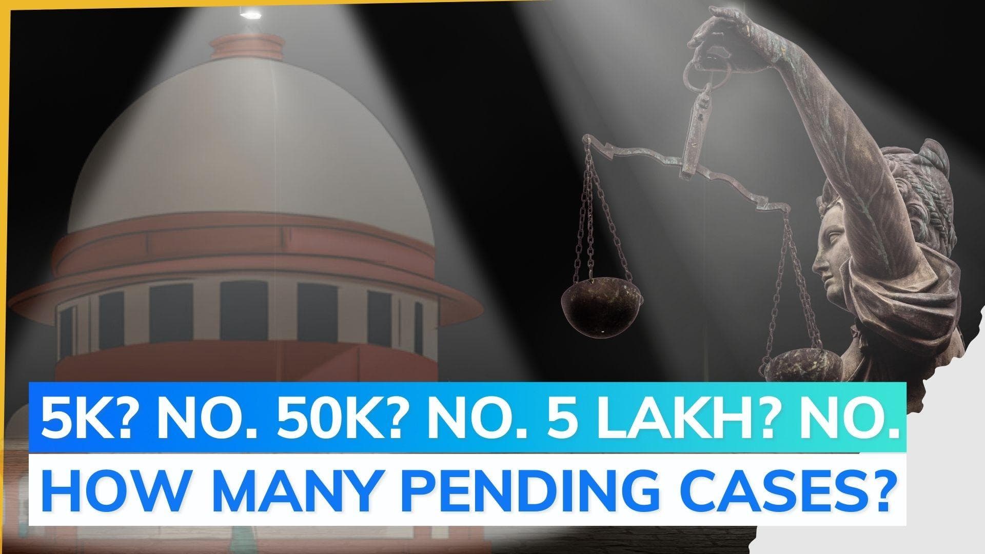 How many pending court cases in India? Here's what govt told Parliament