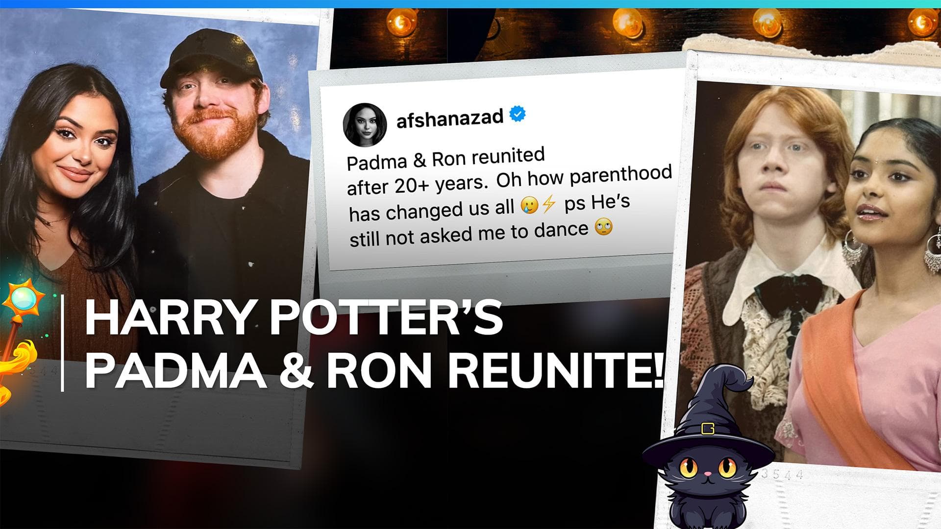 Harry Potter Reunion: Rupert Grint and Afshan Azad meet again after 20 years 