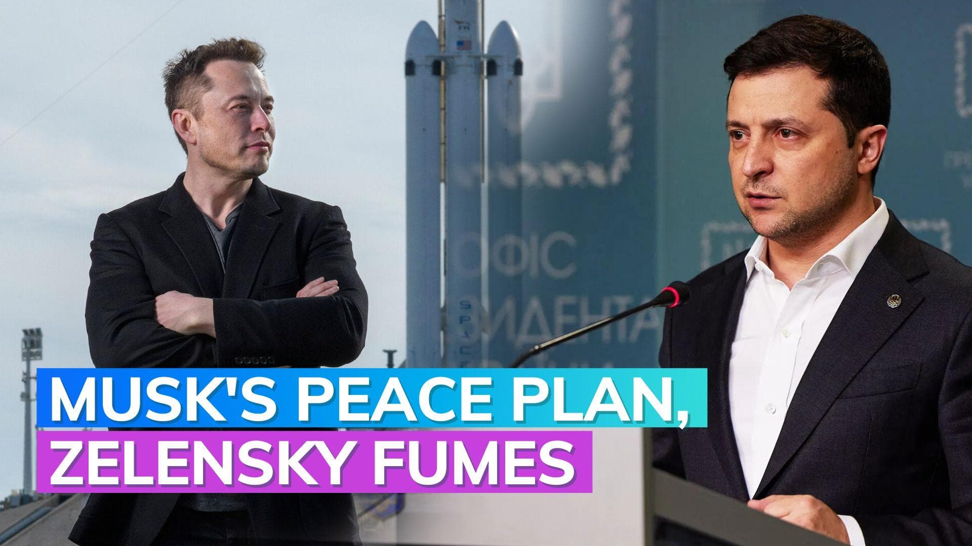 Elon Musk suggests Russia-Ukraine peace plan; Zelenskiy hits back