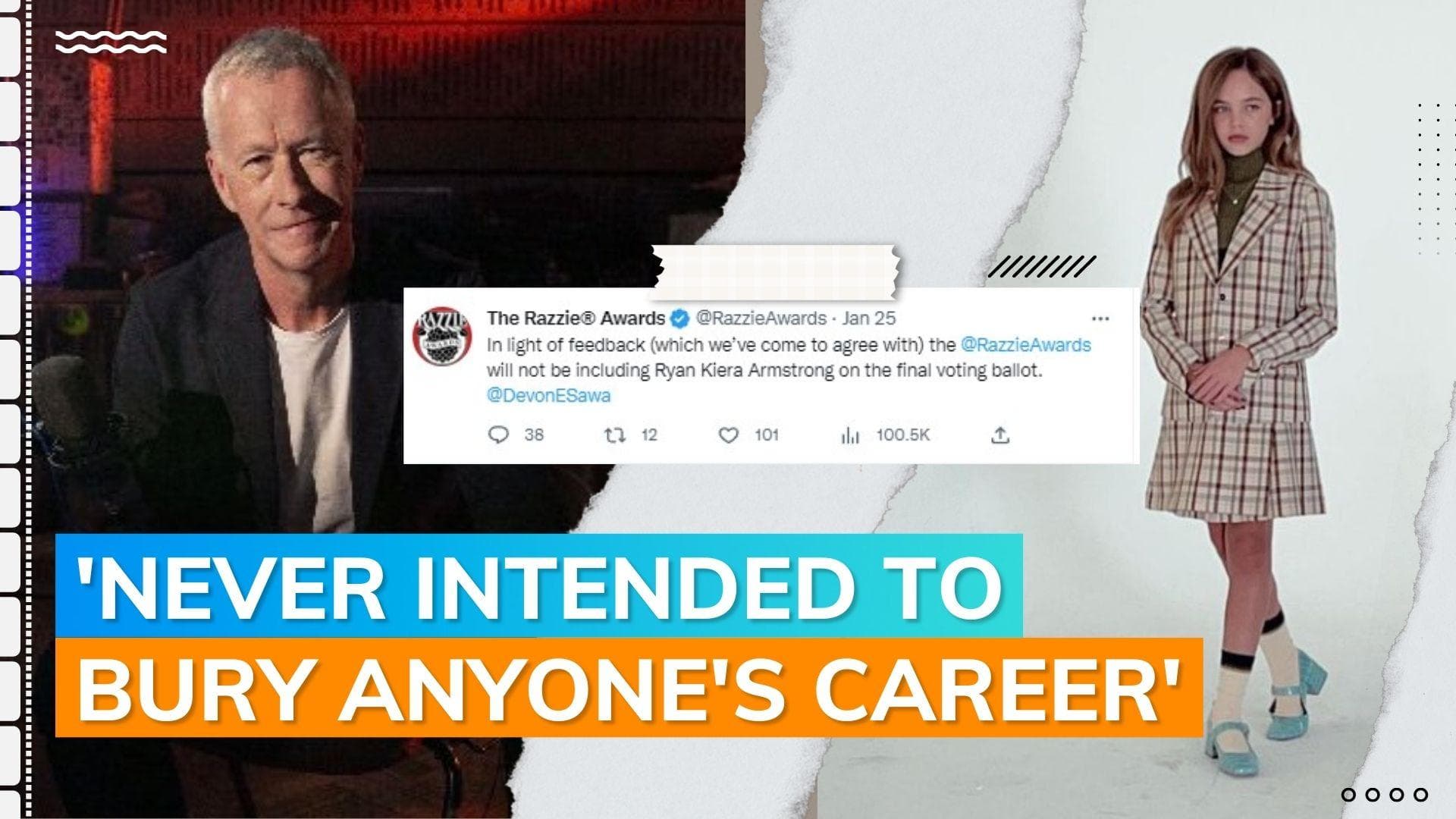 Razzies apologises to 11-year-old Ryan Kiera Armstrong for nomination, introduces age limit 