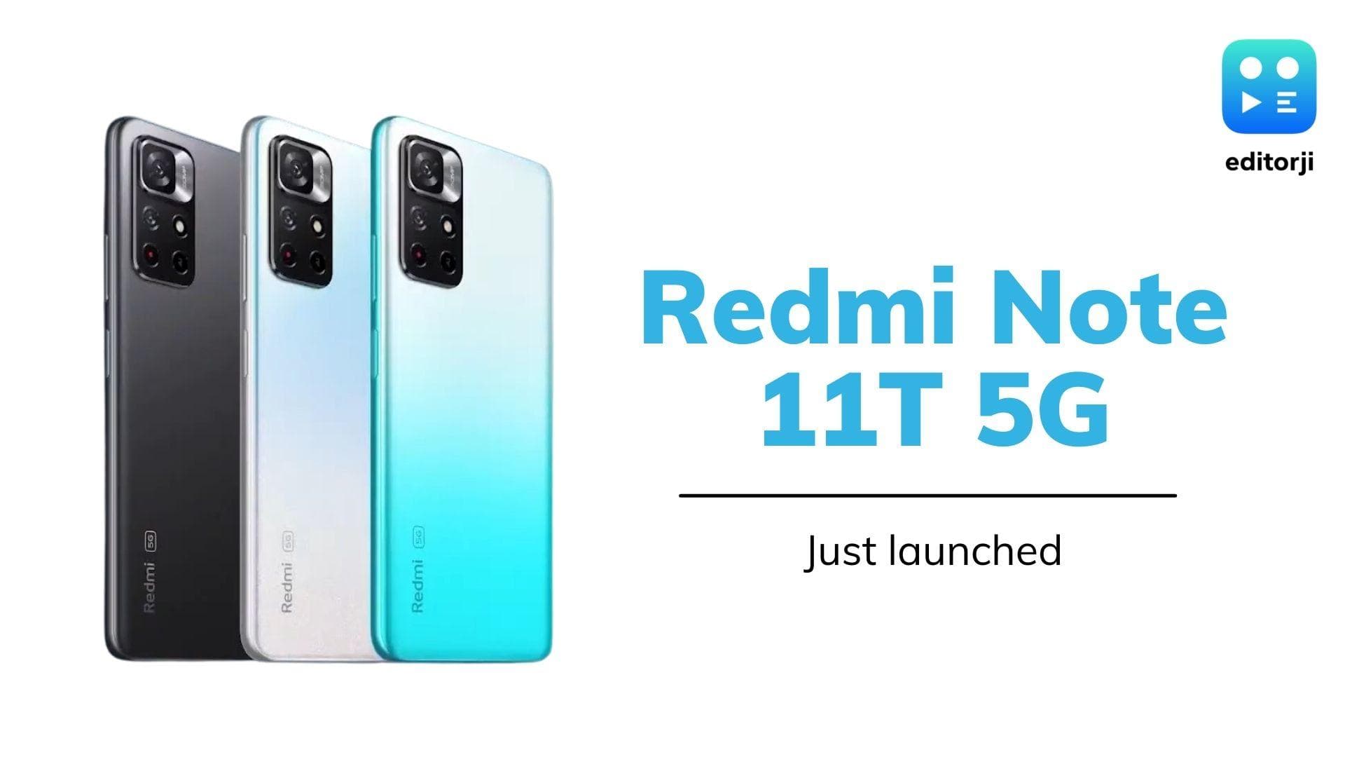 Redmi Note 11T 5G launched in India: check price, specs