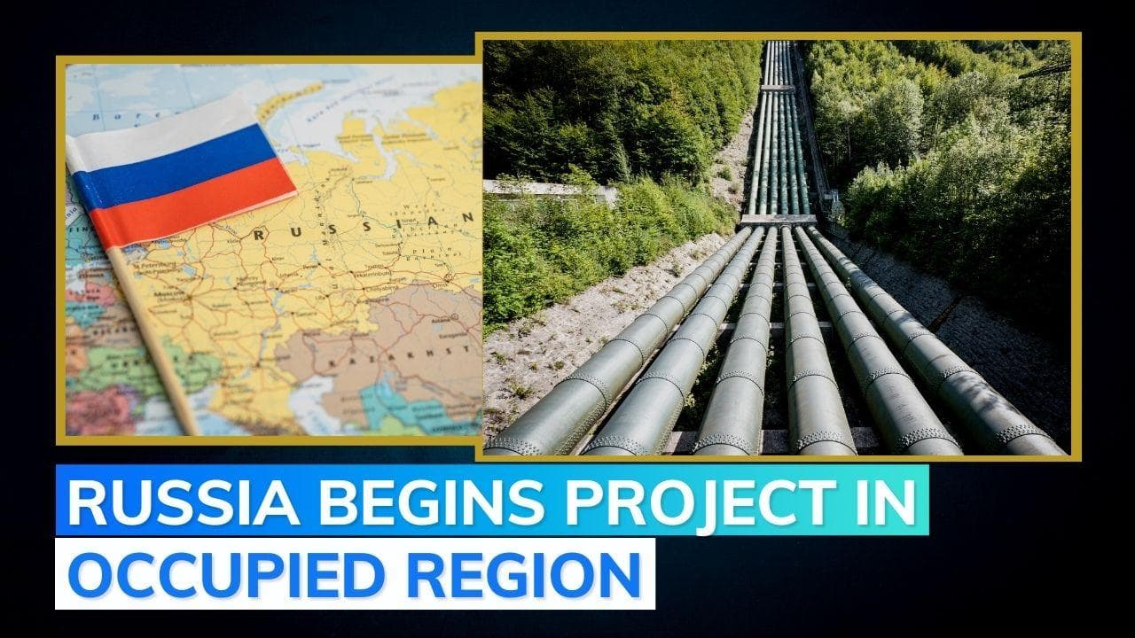 Russia building 200 km water pipeline till Ukraine's Donbas: report