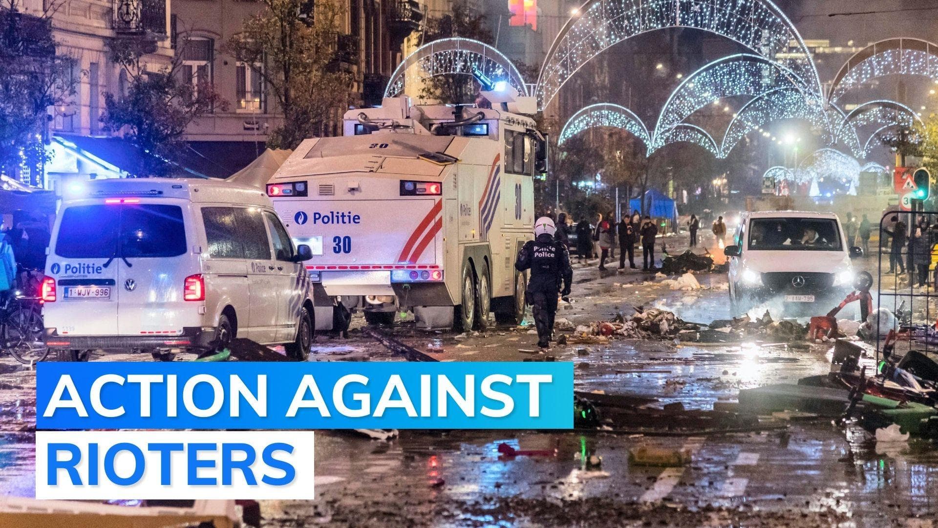 Brussels unrest: 10 people held for riots after Belgium's soccer defeat | FIFA World Cup 2022