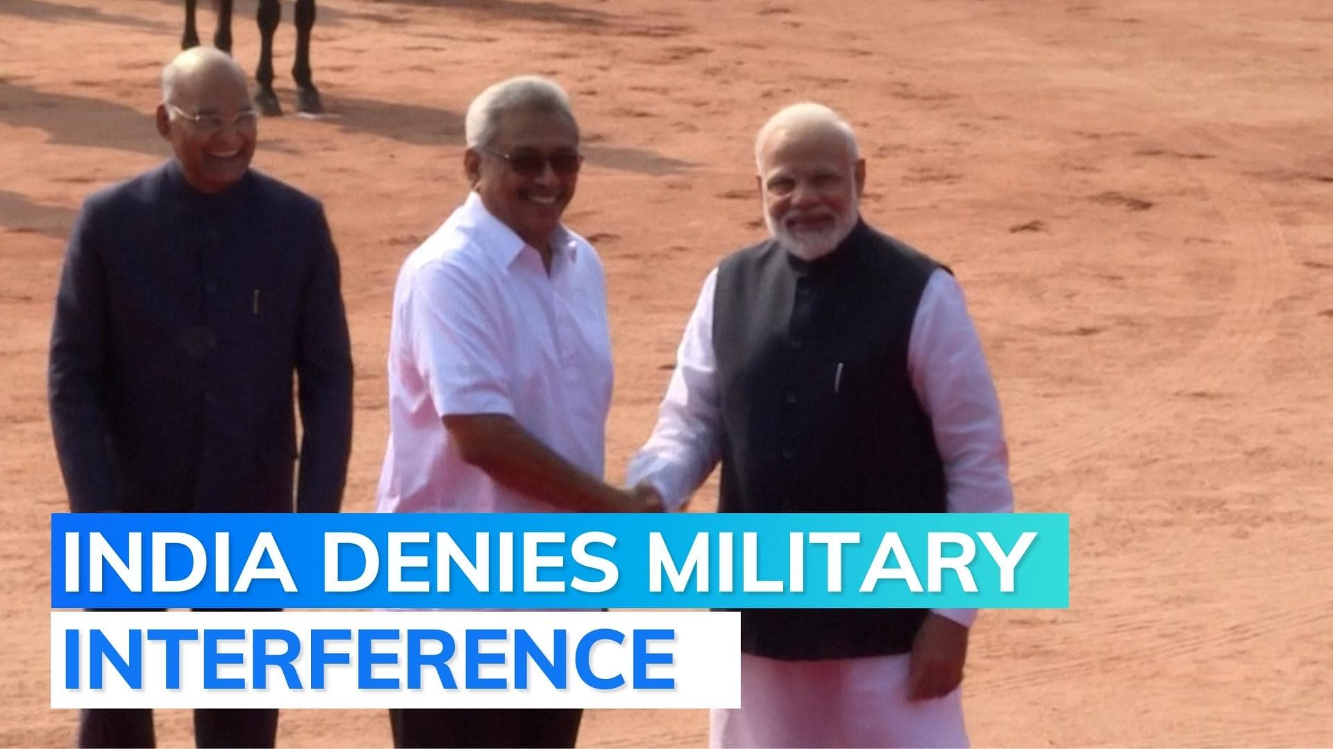 India reiterates it is not sending troops to crisis-hit Sri Lanka