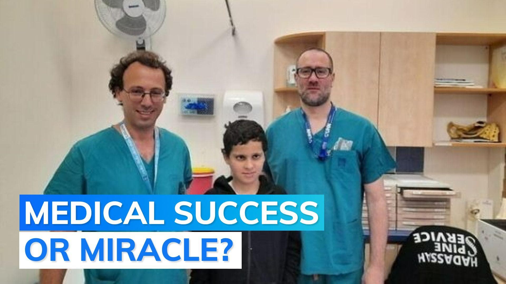 'Almost detached' head of Israeli boy fixed with surgery