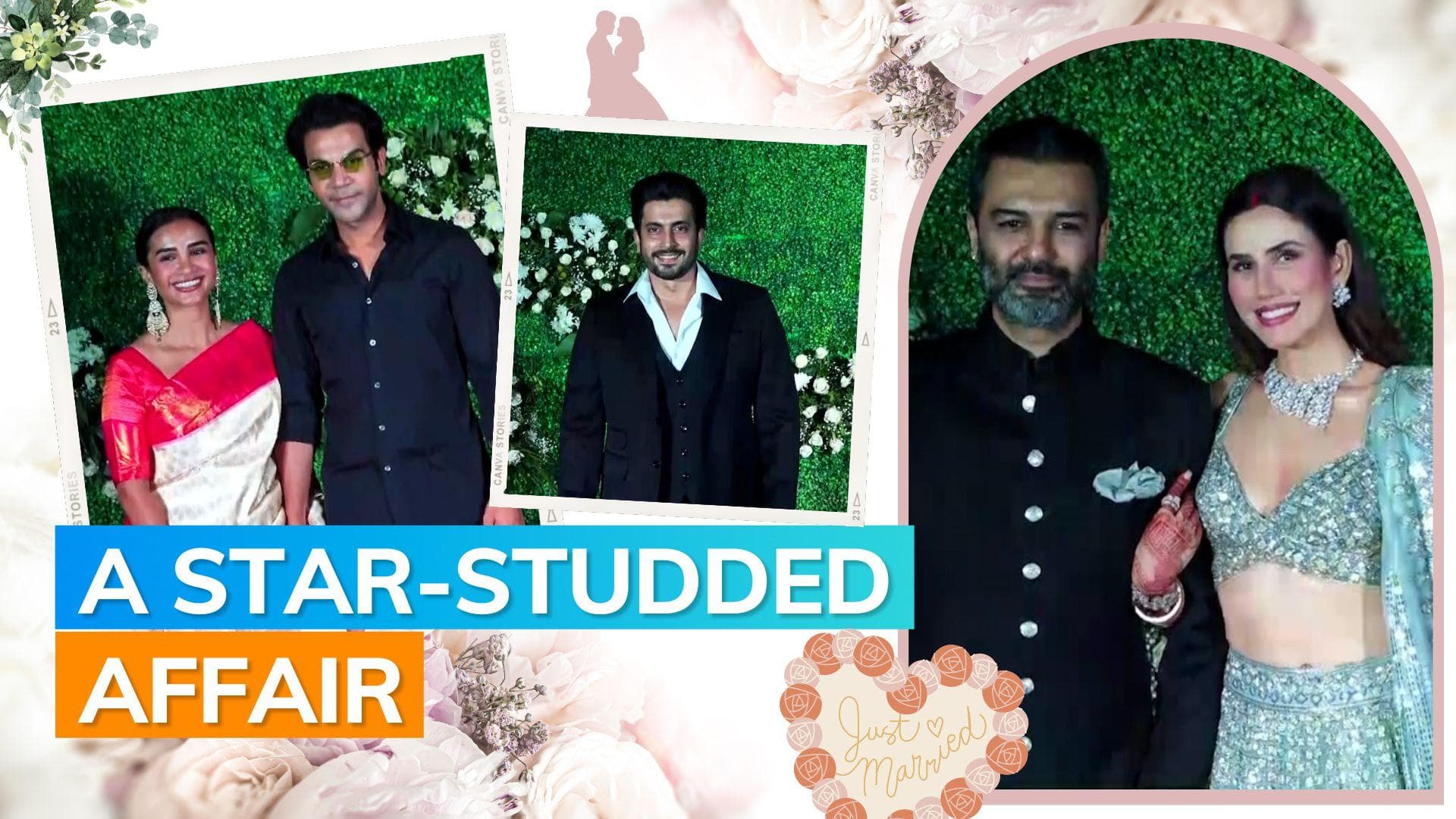 Sonnalli Seygall-Ashesh Sajnani wedding reception: Rajkummar-Patralekhaa, Nushrratt Bharuccha attend