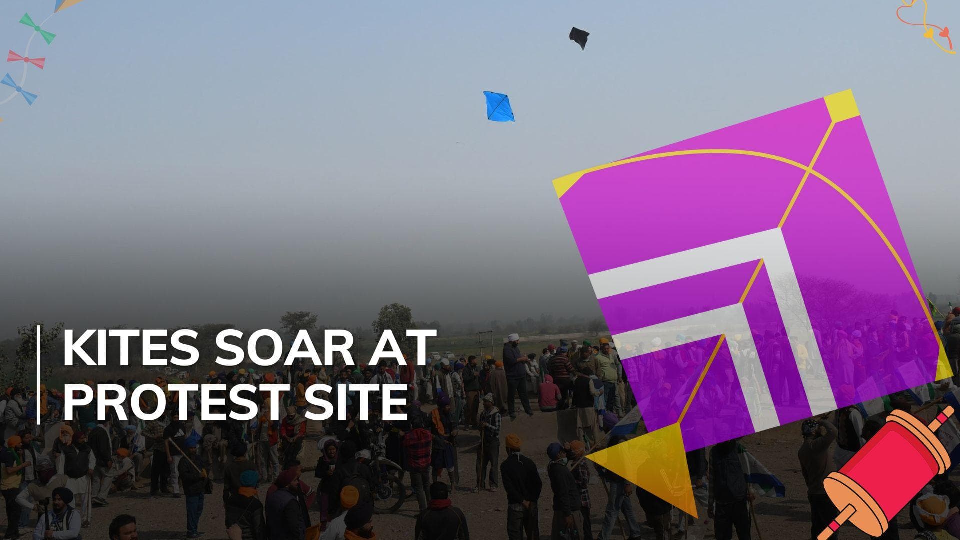 Protesting farmers are flying kites at Shambhu border. Here's why 