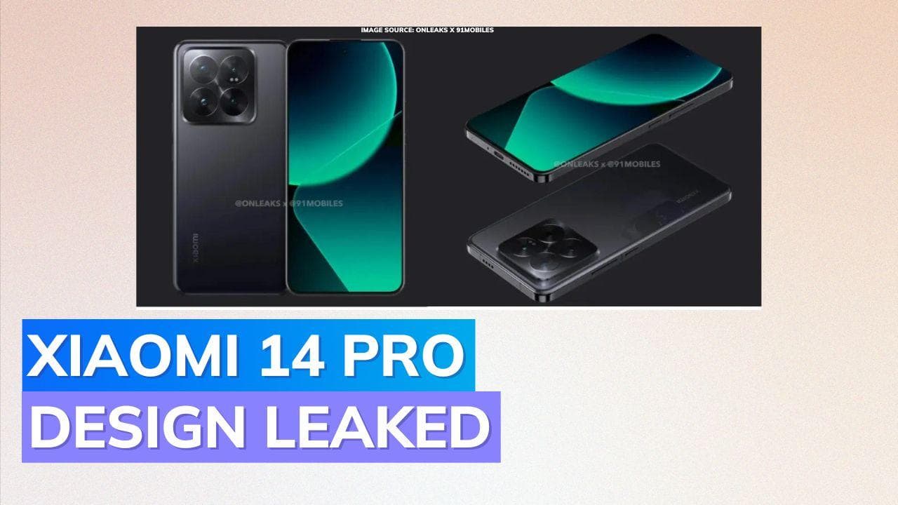Xiaomi 14 Pro renders leaked: Flat display, quad-camera setup and more