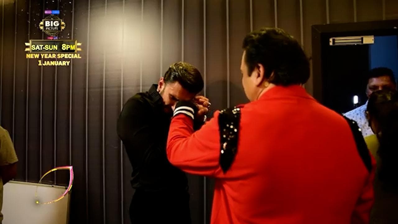 Govinda से मुलाकात कर फूट-फूटकर रोए Ranveer Singh, रोते हुए वायरल हुआ वीडियो!