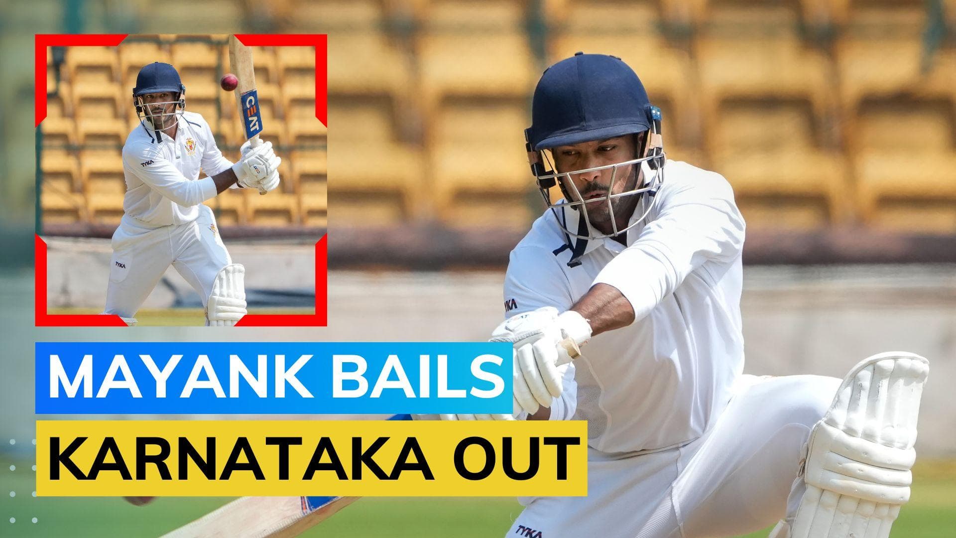 Ranji Trophy: Mayank Agarwal slams double century against Saurashtra in semis