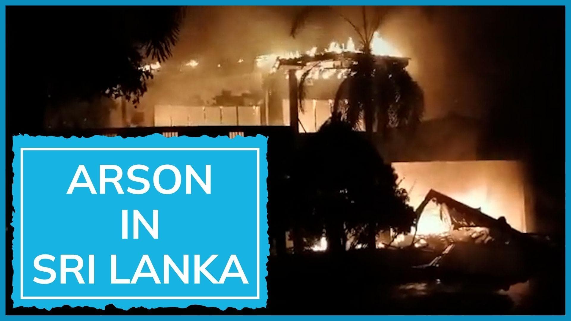 Sri Lanka crisis | Ancestral home of Rajapaksas set on fire