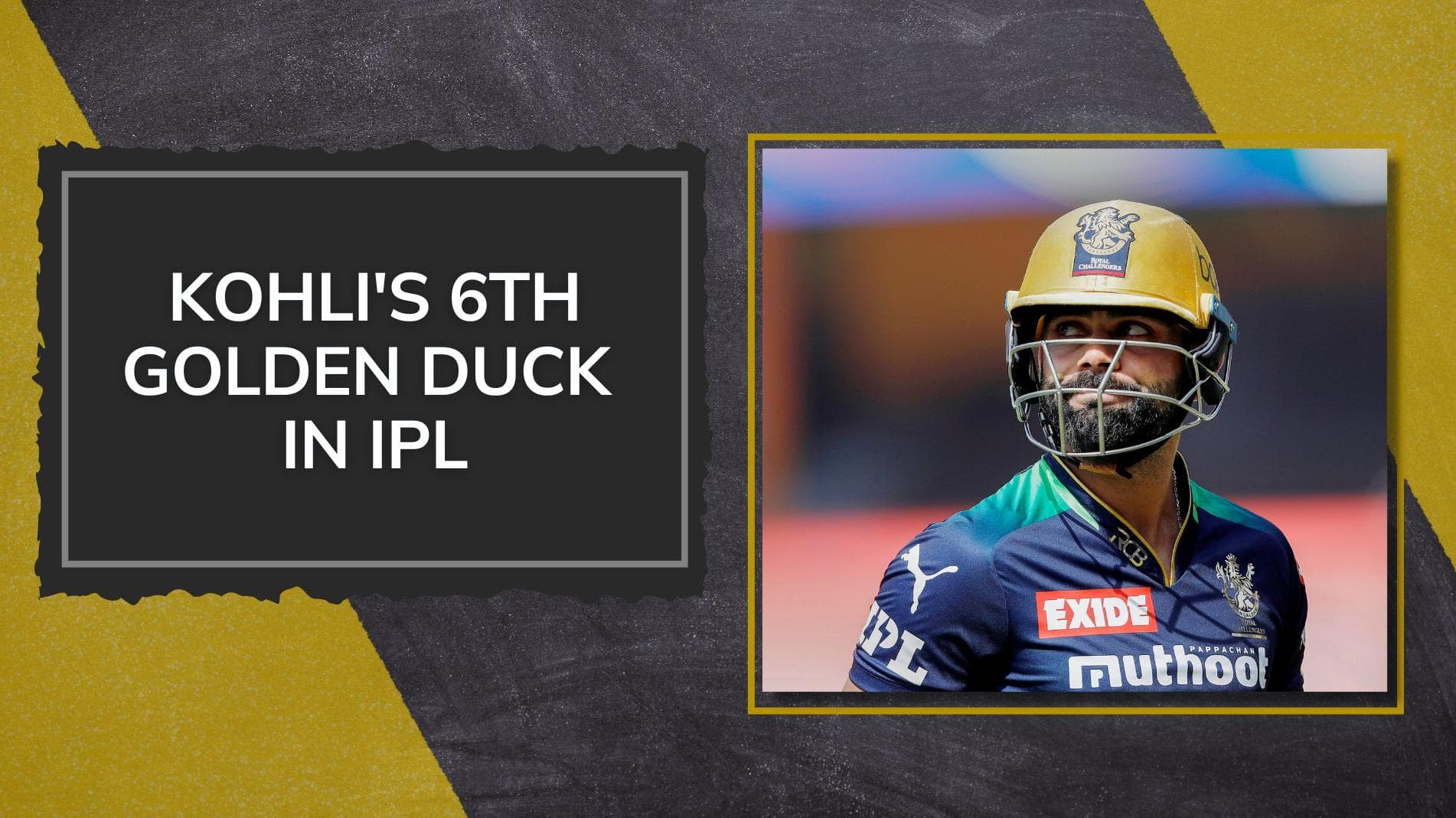 IPL 2022, RCB VS SRH: 3rd golden duck of the season for Virat Kohli