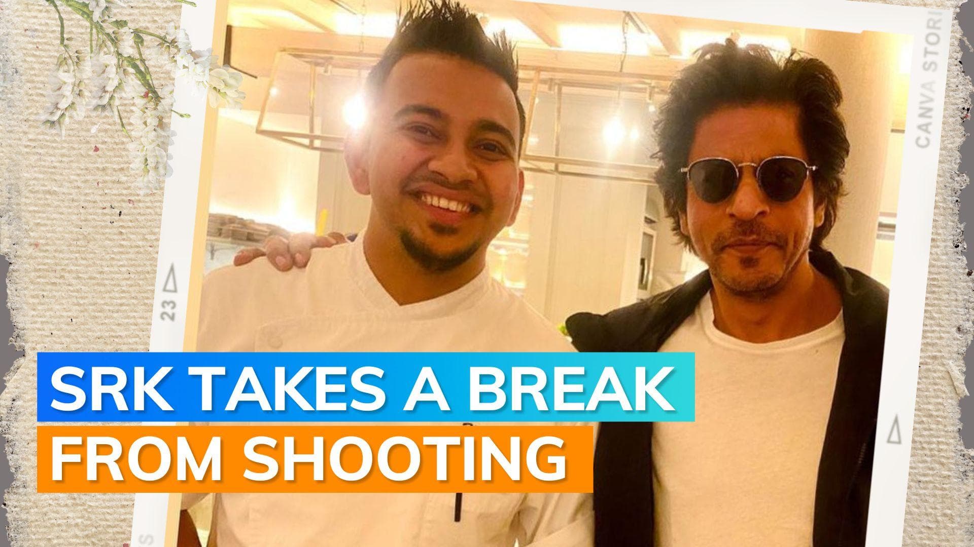 'Dunki': Shah Rukh Khan enjoys an Italian meal at a London restaurant, poses with the chefs