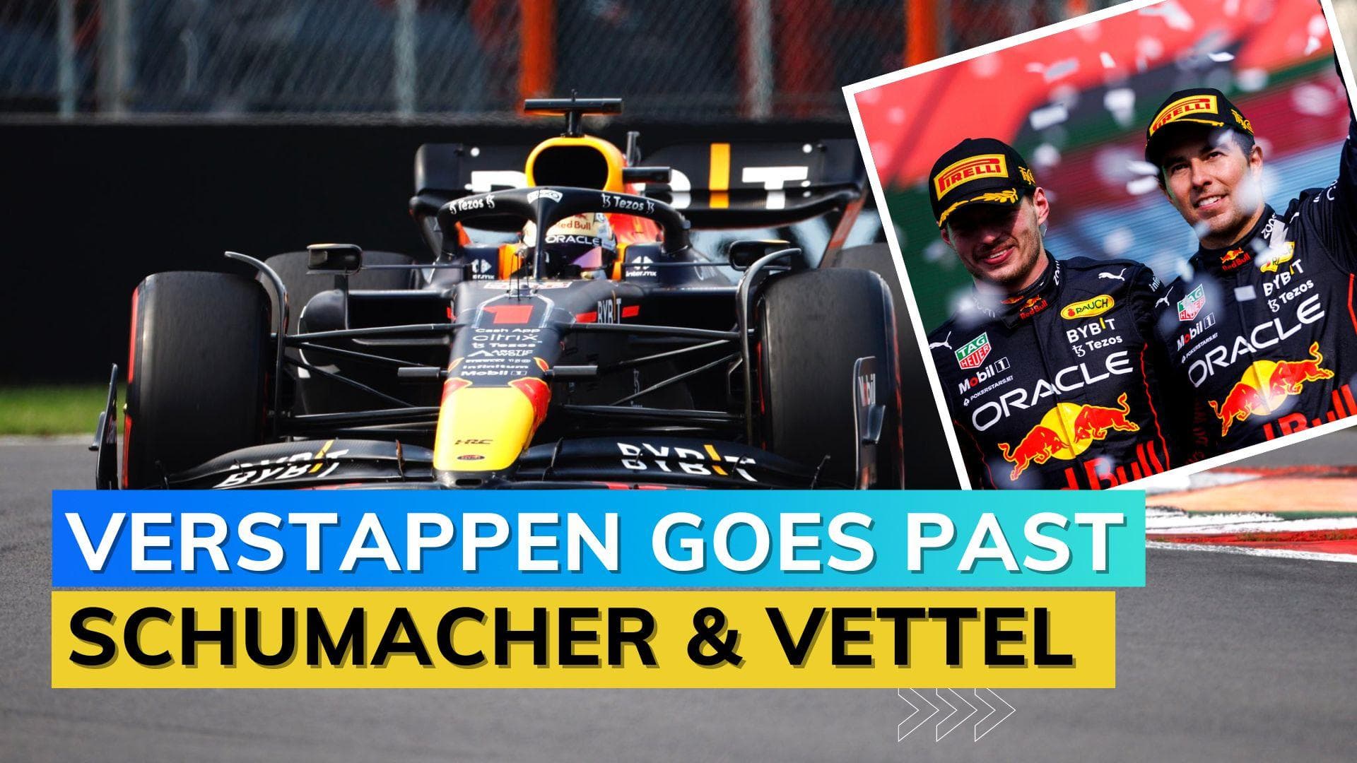 Max Verstappen claims record 14th win of the season with Mexico Grand Prix triumph