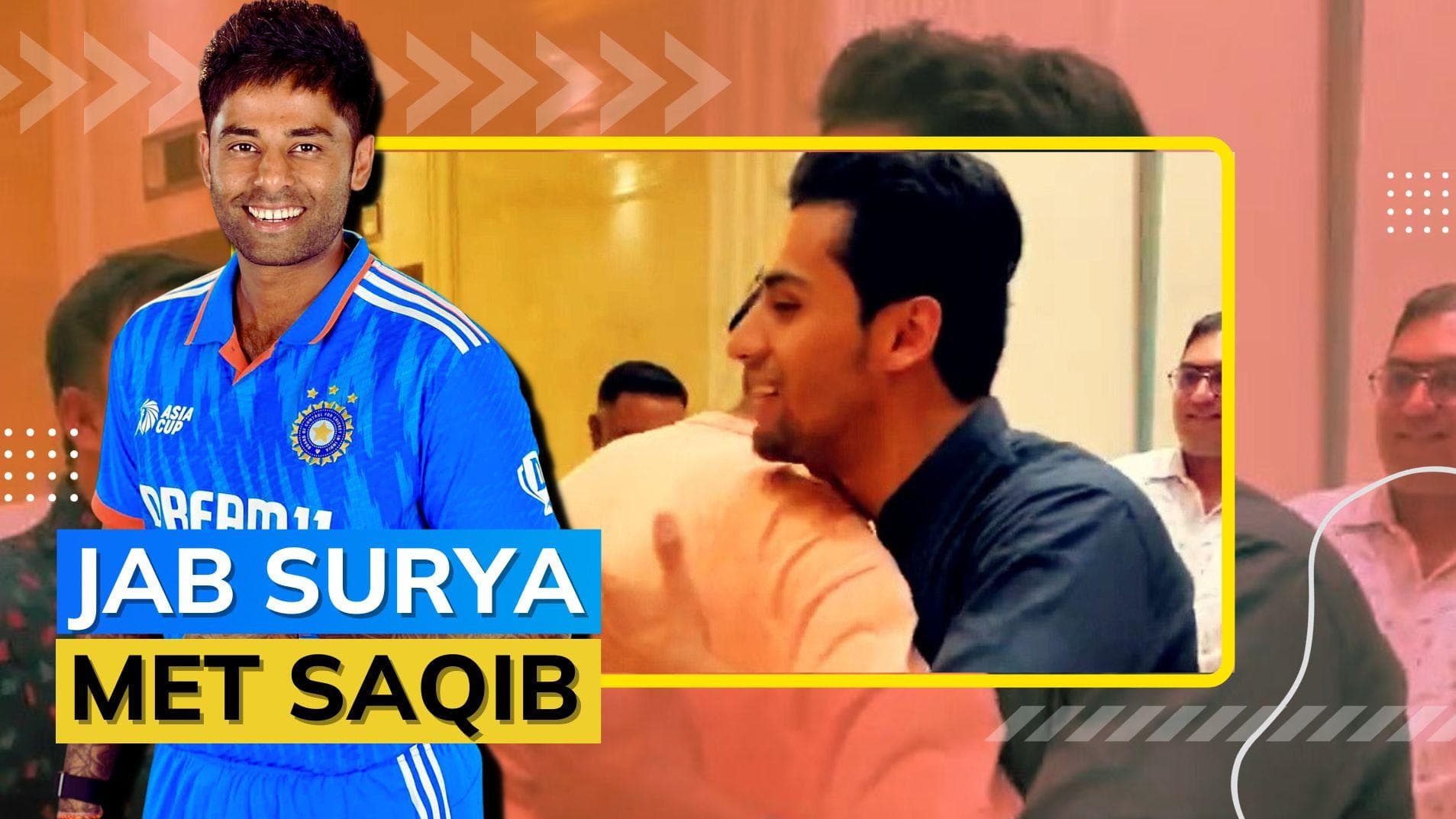 Watch: Suryakumar Yadav meets Pakistan's social media celebrity Momin Saqib in Sri Lanka | Viral video