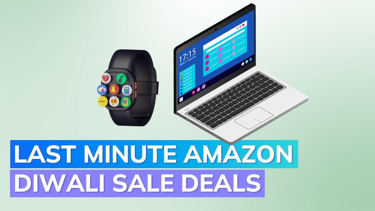 Amazon Diwali sale 2023 sale ends tonight: Hurry! Up to 80% off on smartwatches, laptops