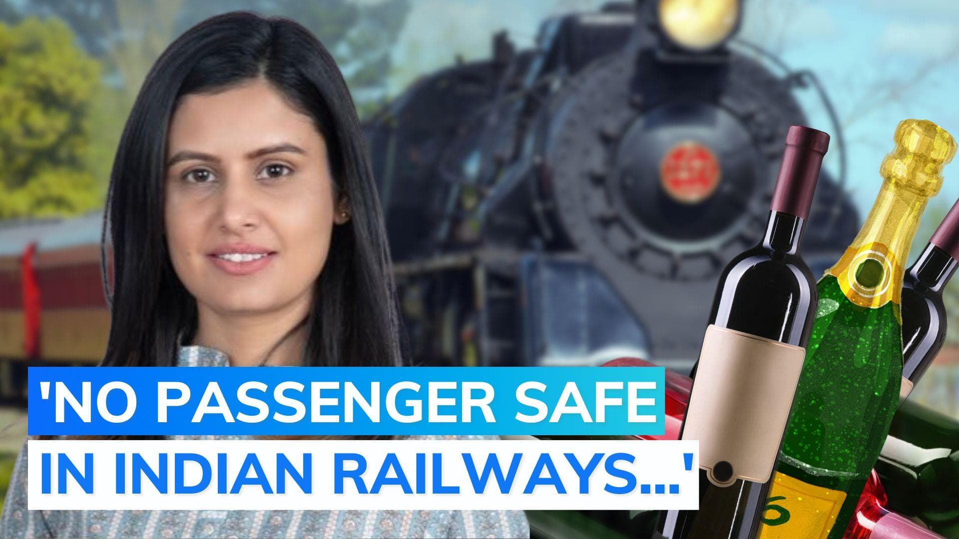 Rajasthan: AAP women wing leader calls out IRCTC as men consume liquor on train