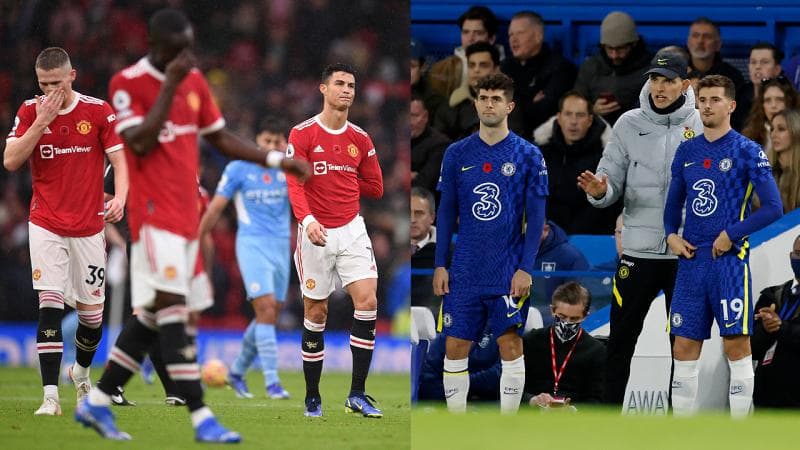 Premier League: United lose Manchester derby to City, Chelsea held to a draw by Burnley