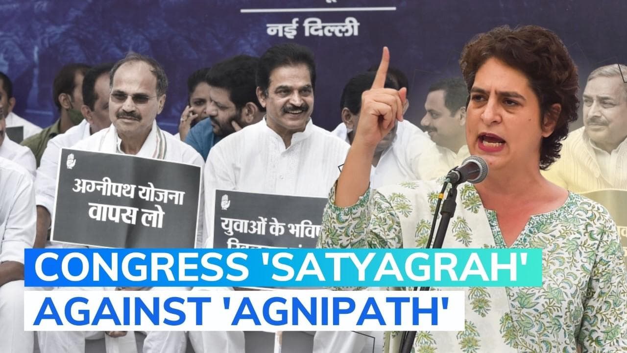 Congress' Agnipath protest at Jantar Mantar: Priyanka Gandhi says it will kill youth of India