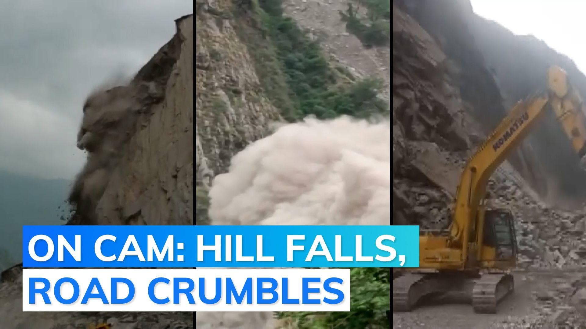 Massive landslide blocks road in Uttarakhand, 300 people stranded